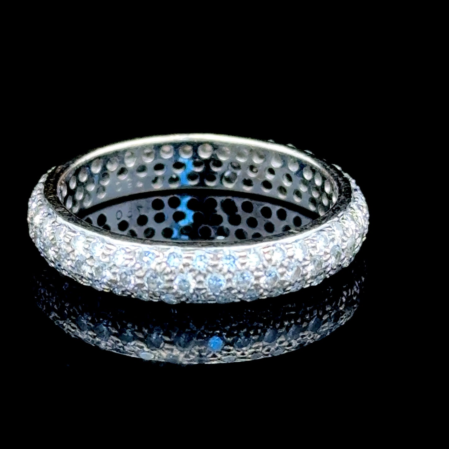 18K White Gold Diamond Full Eternity APPX 1.0 CTS