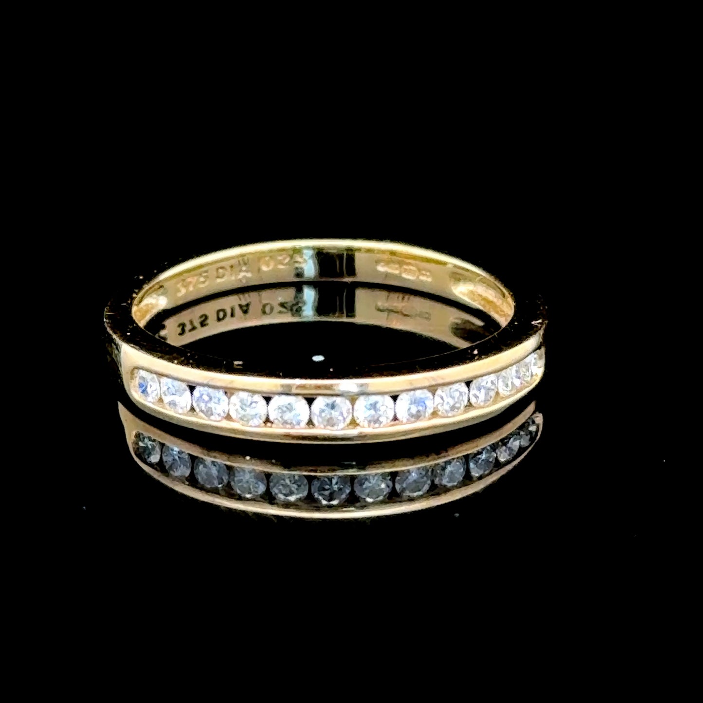 Yellow Gold Diamond Band Ring