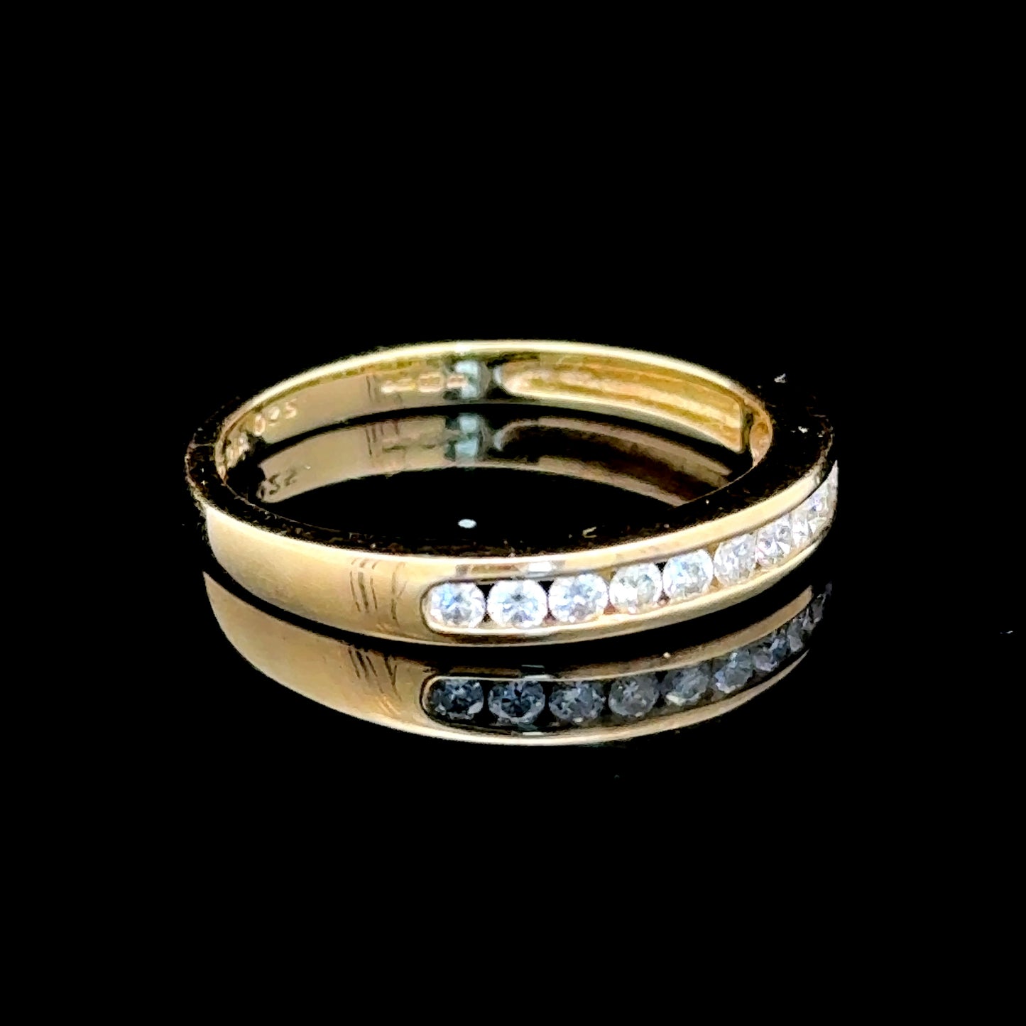 Yellow Gold Diamond Band Ring