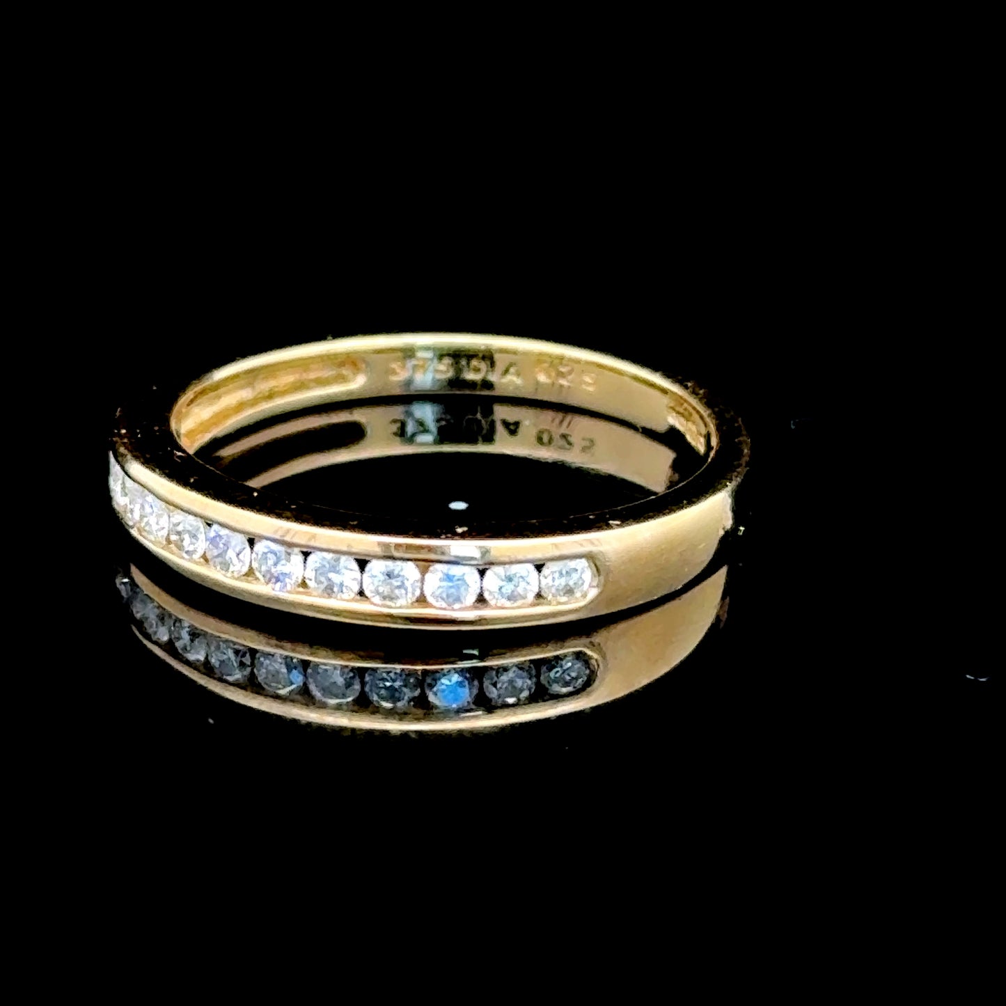 Yellow Gold Diamond Band Ring