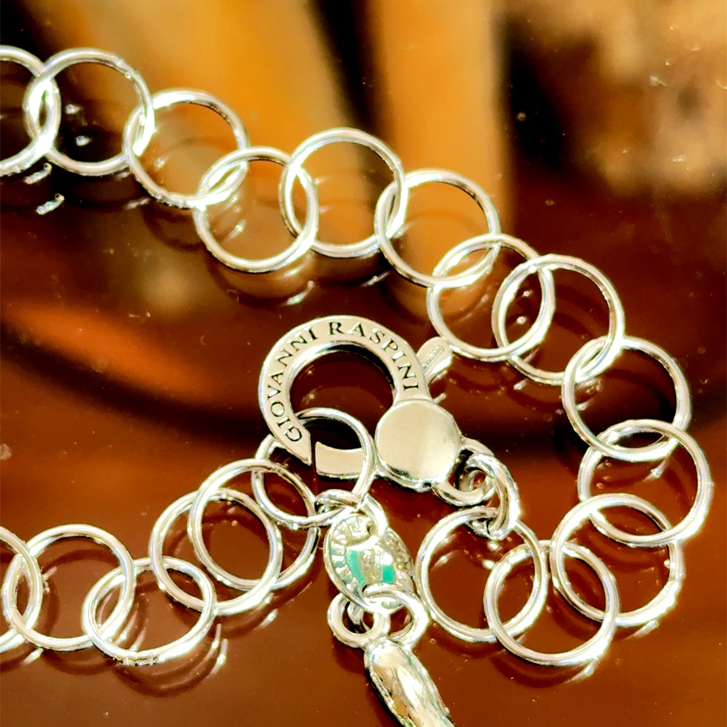 Giovanni Raspini Silver Hoops Necklace