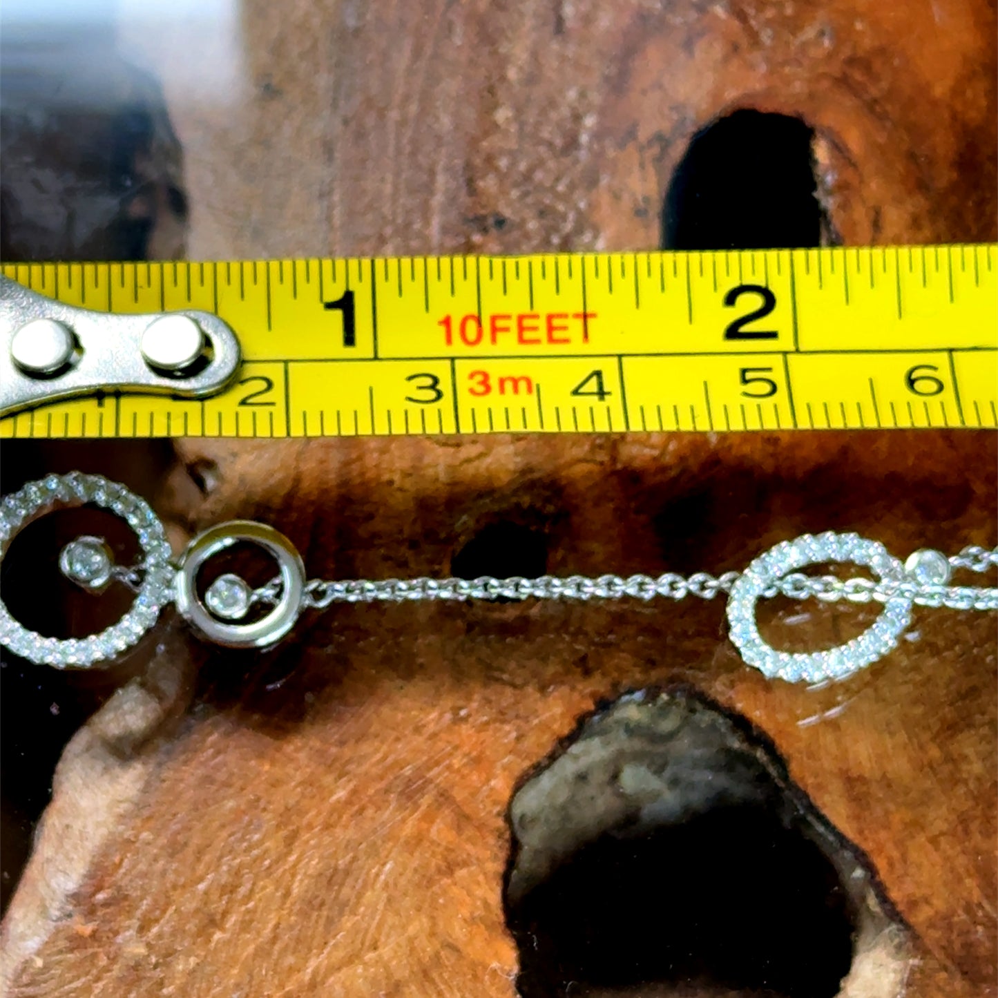 18K White Gold Diamond Necklace
