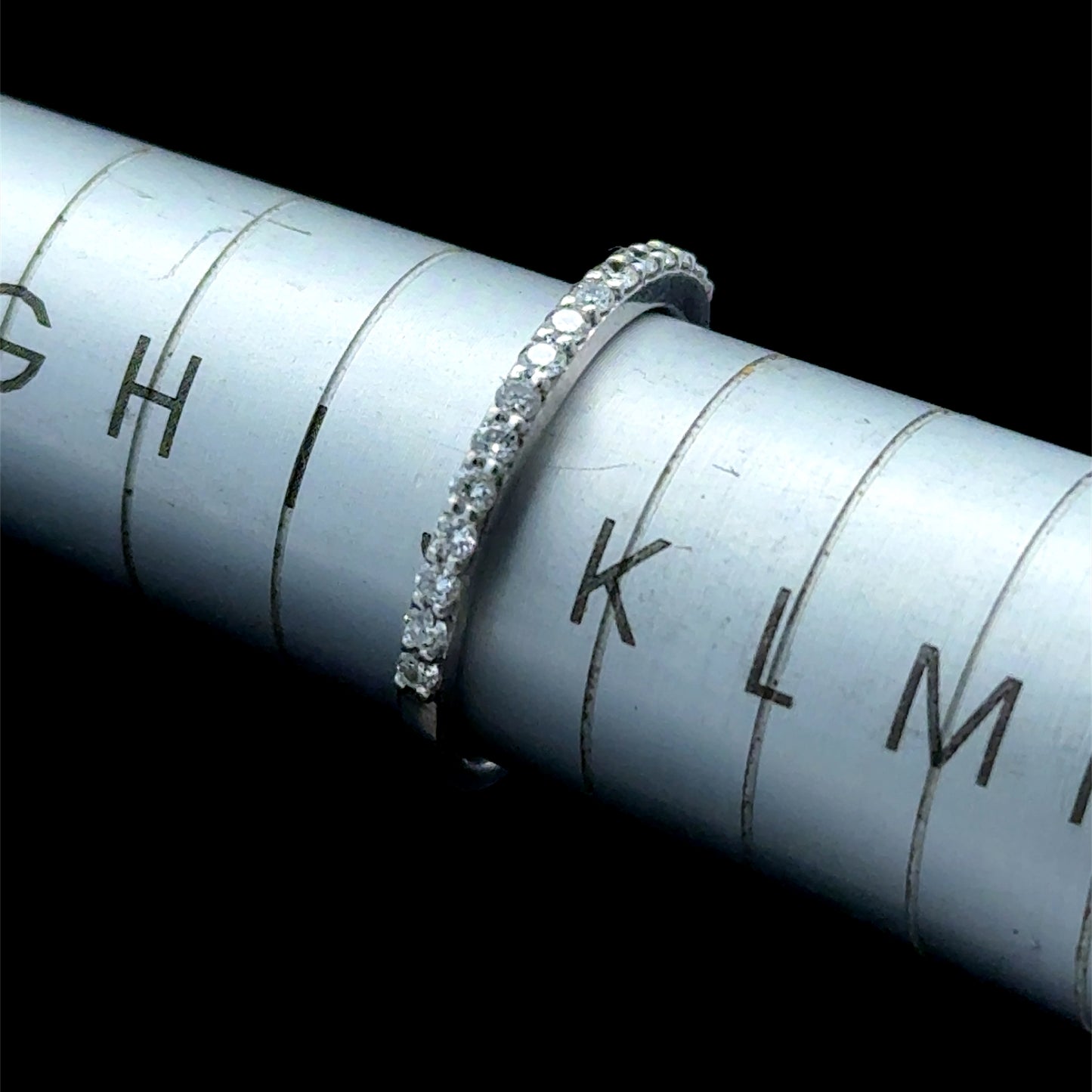Platinum Diamond Micro Band APPX 0.25 CTS
