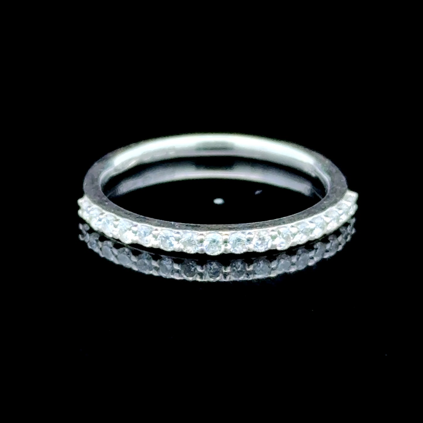 Platinum Diamond Micro Band APPX 0.25 CTS