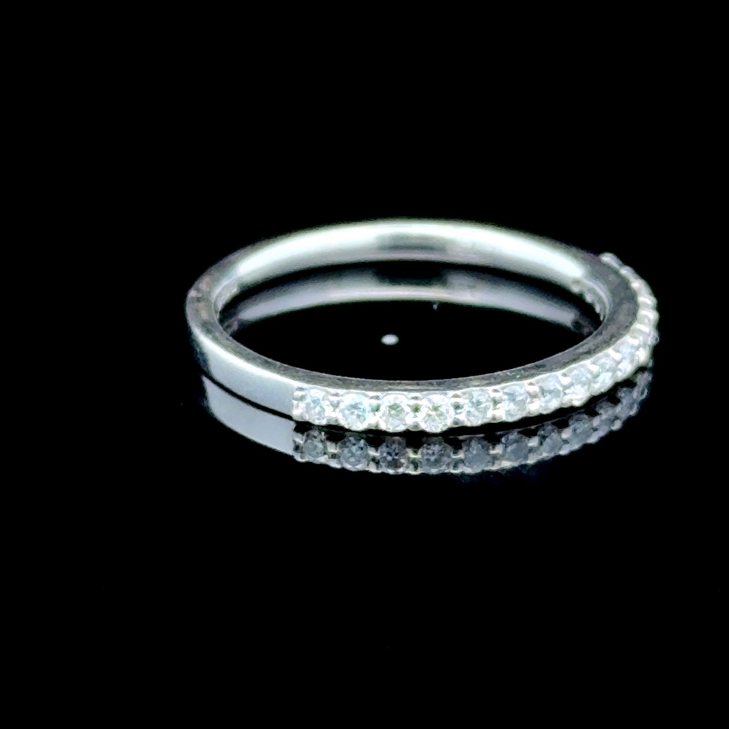 Platinum Diamond Micro Band APPX 0.25 CTS