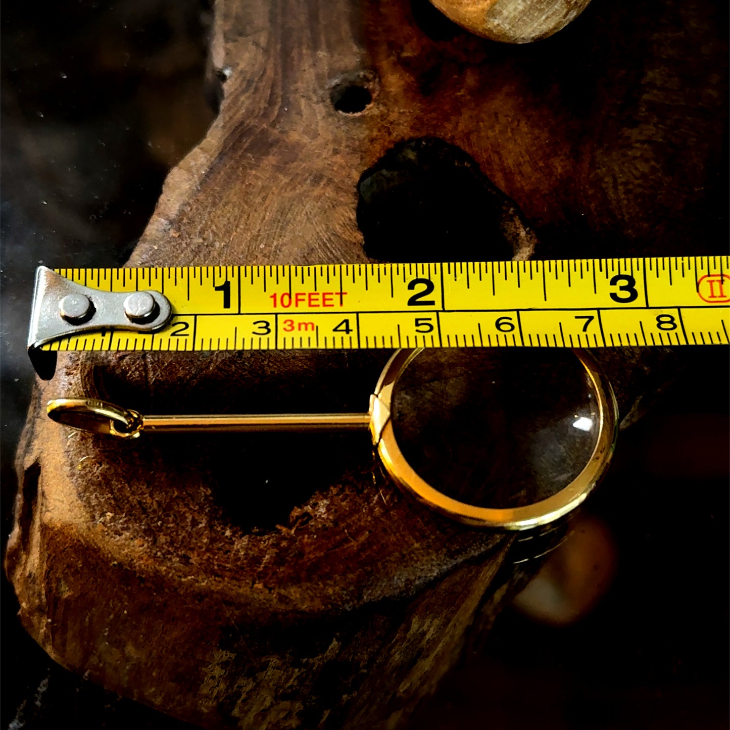 18K Yellow Gold Magnifying Loop