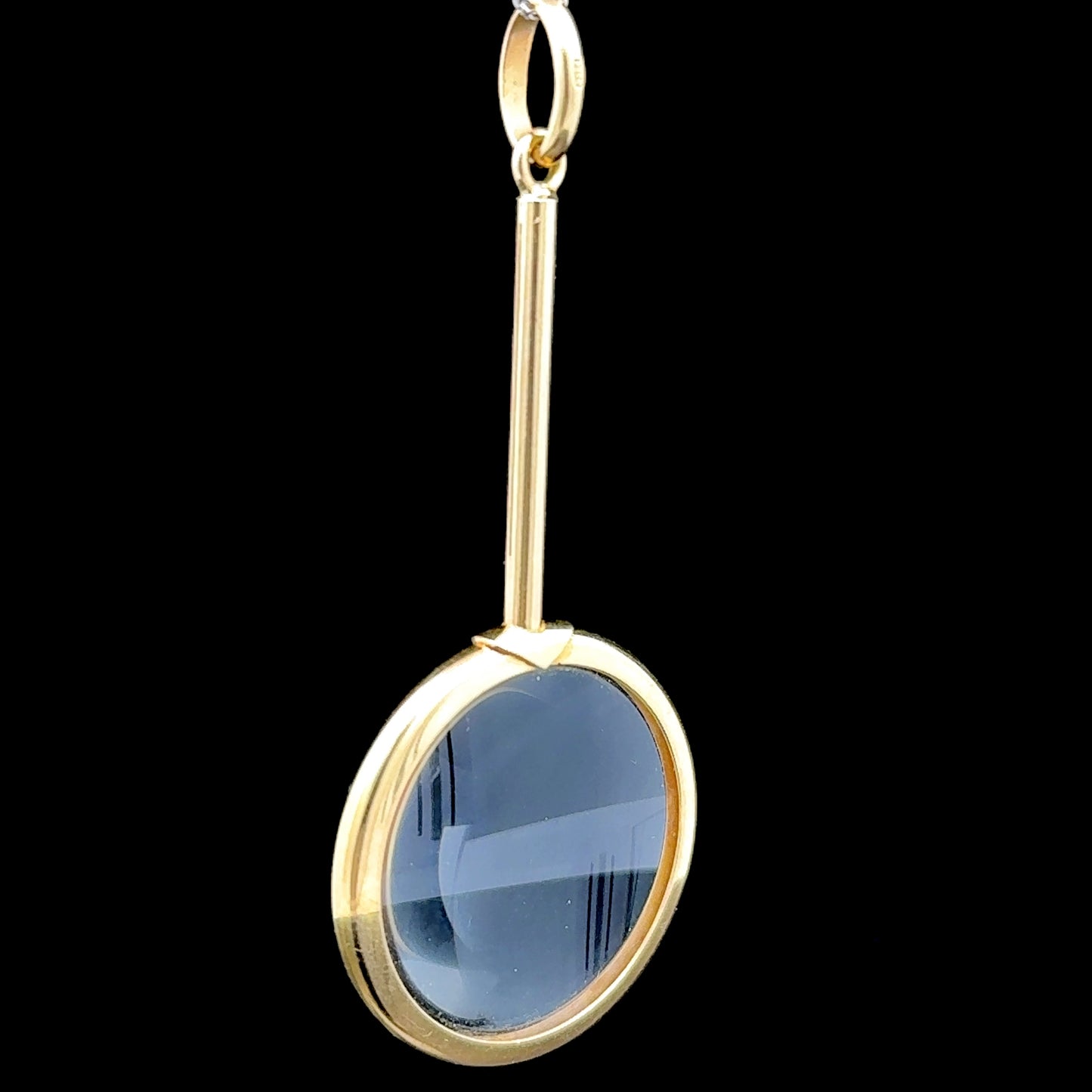 18K Yellow Gold Magnifying Loop