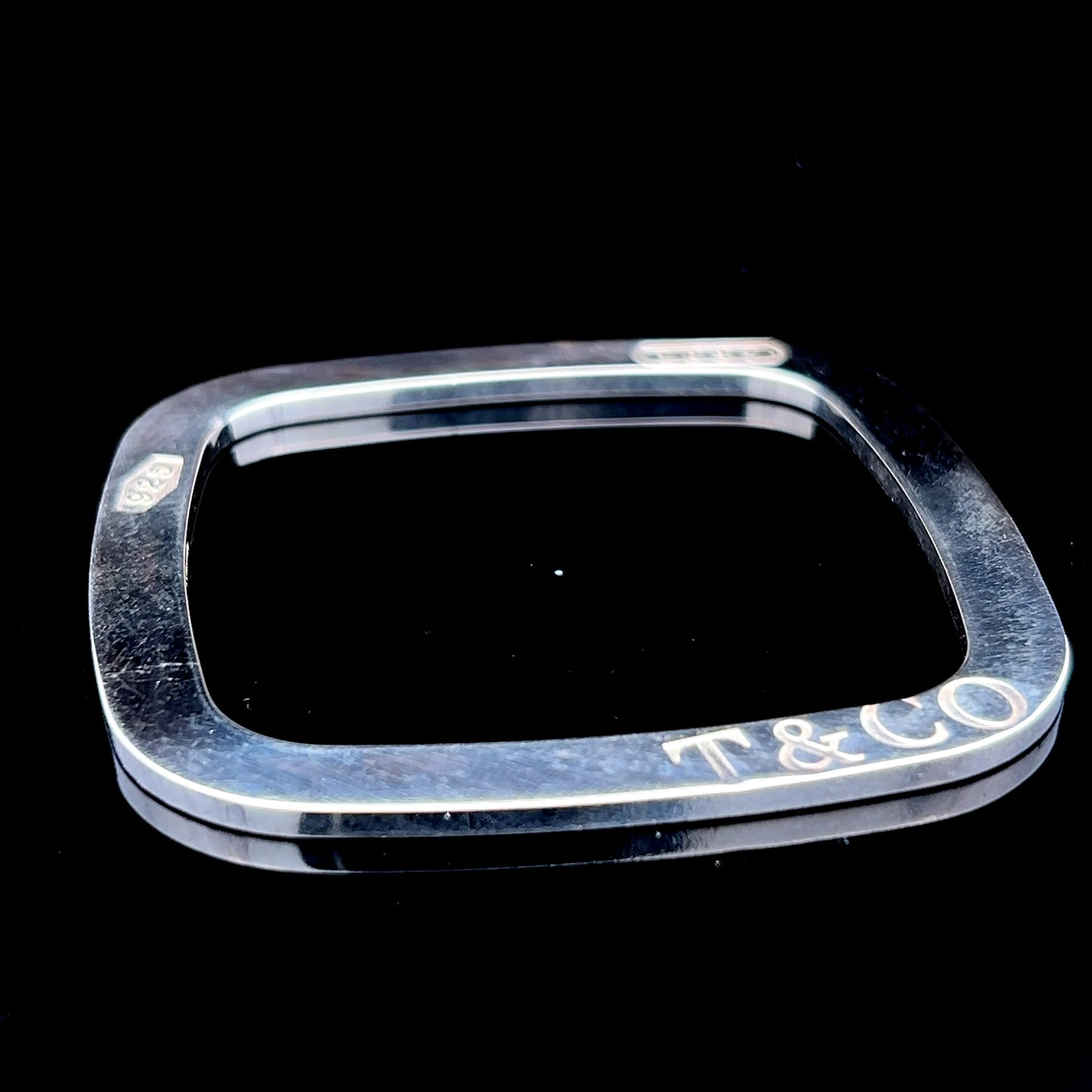 Tiffany & Co Silver Square Bangle