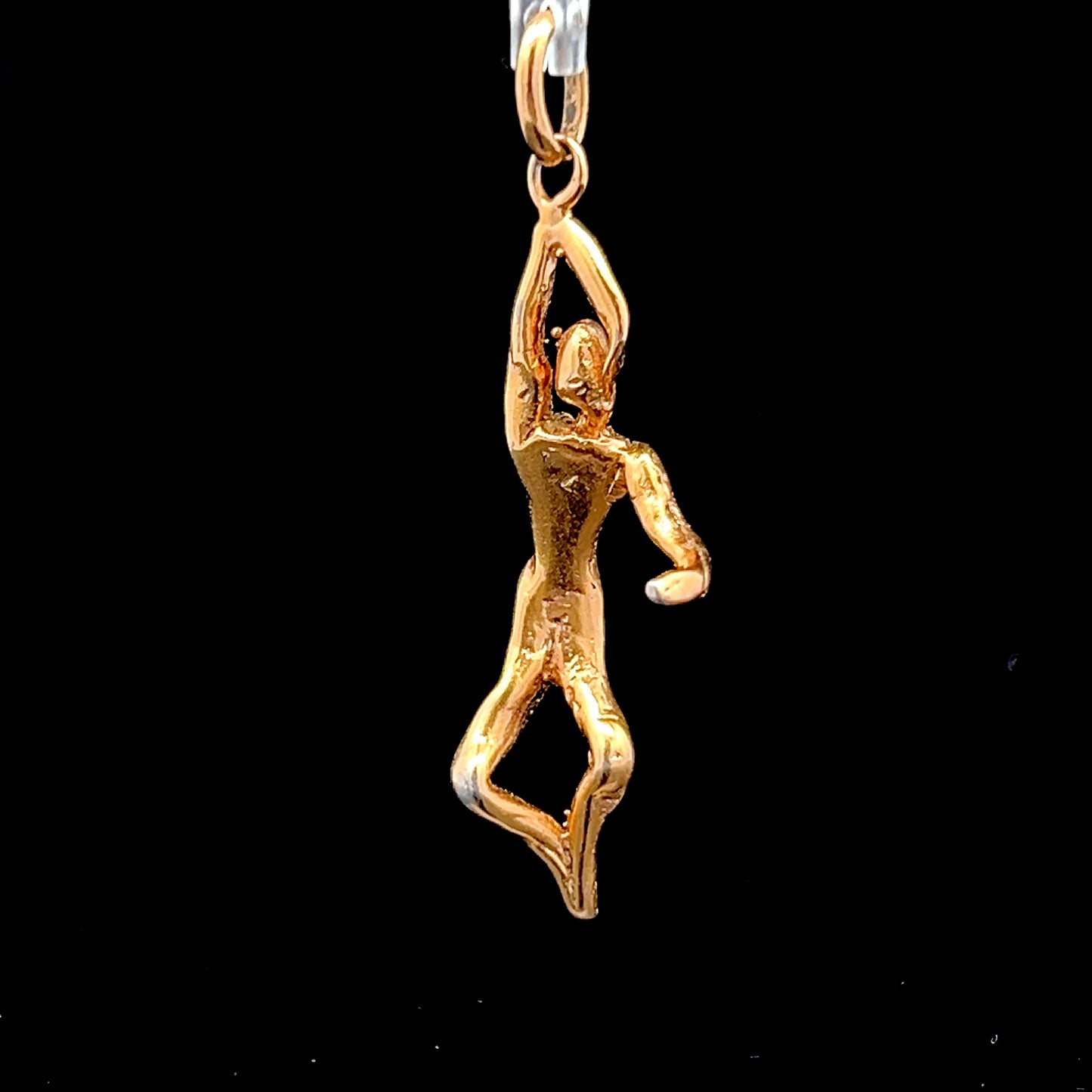 9K Yellow Gold Dancing Man Pendant