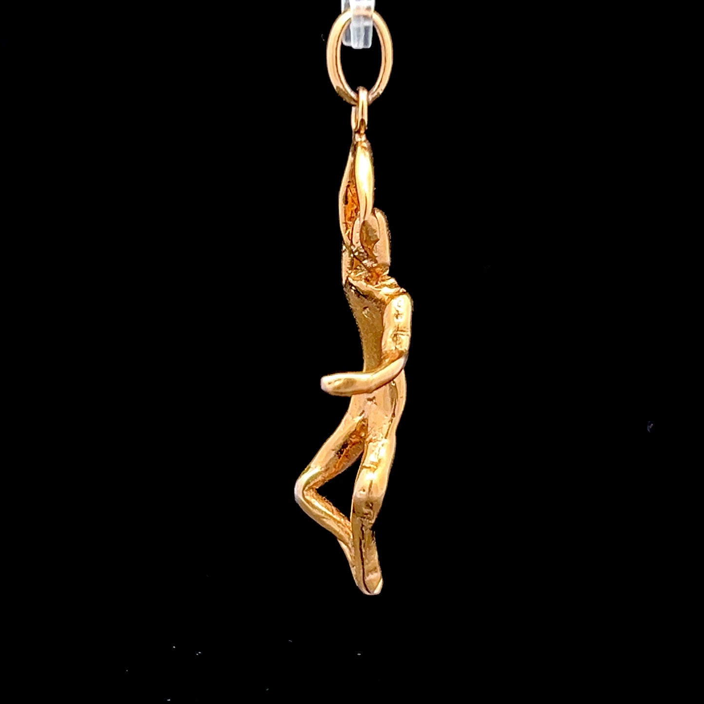 9K Yellow Gold Dancing Man Pendant