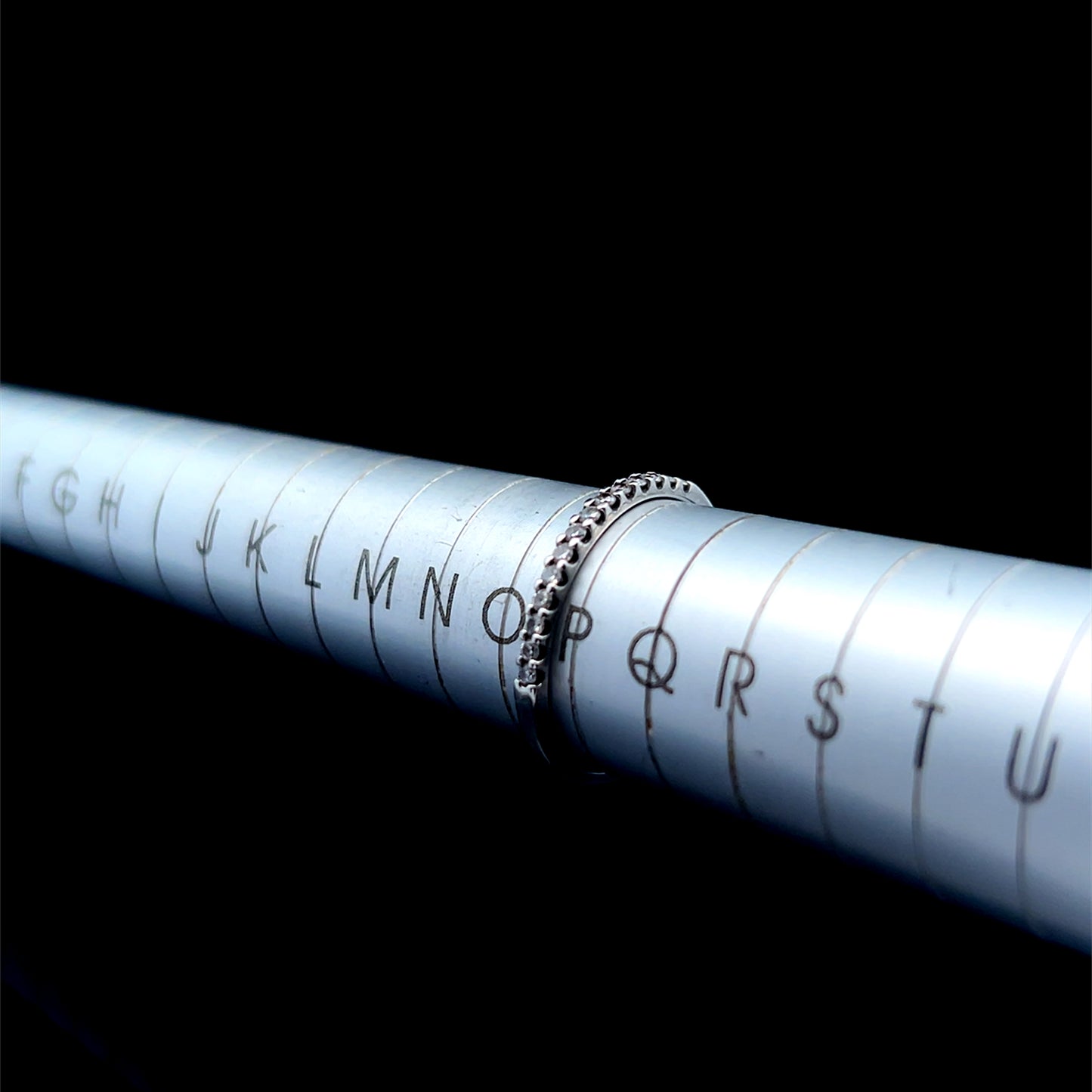 Platinum Diamond Micro Band