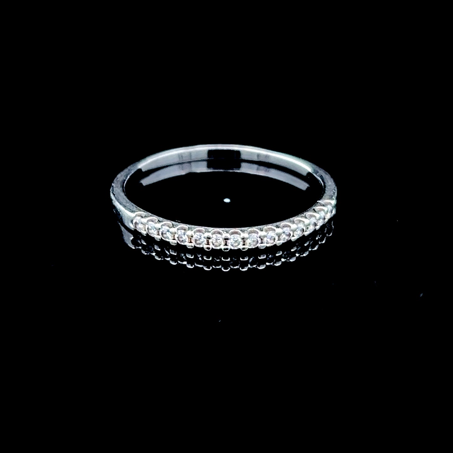 Platinum Diamond Micro Band