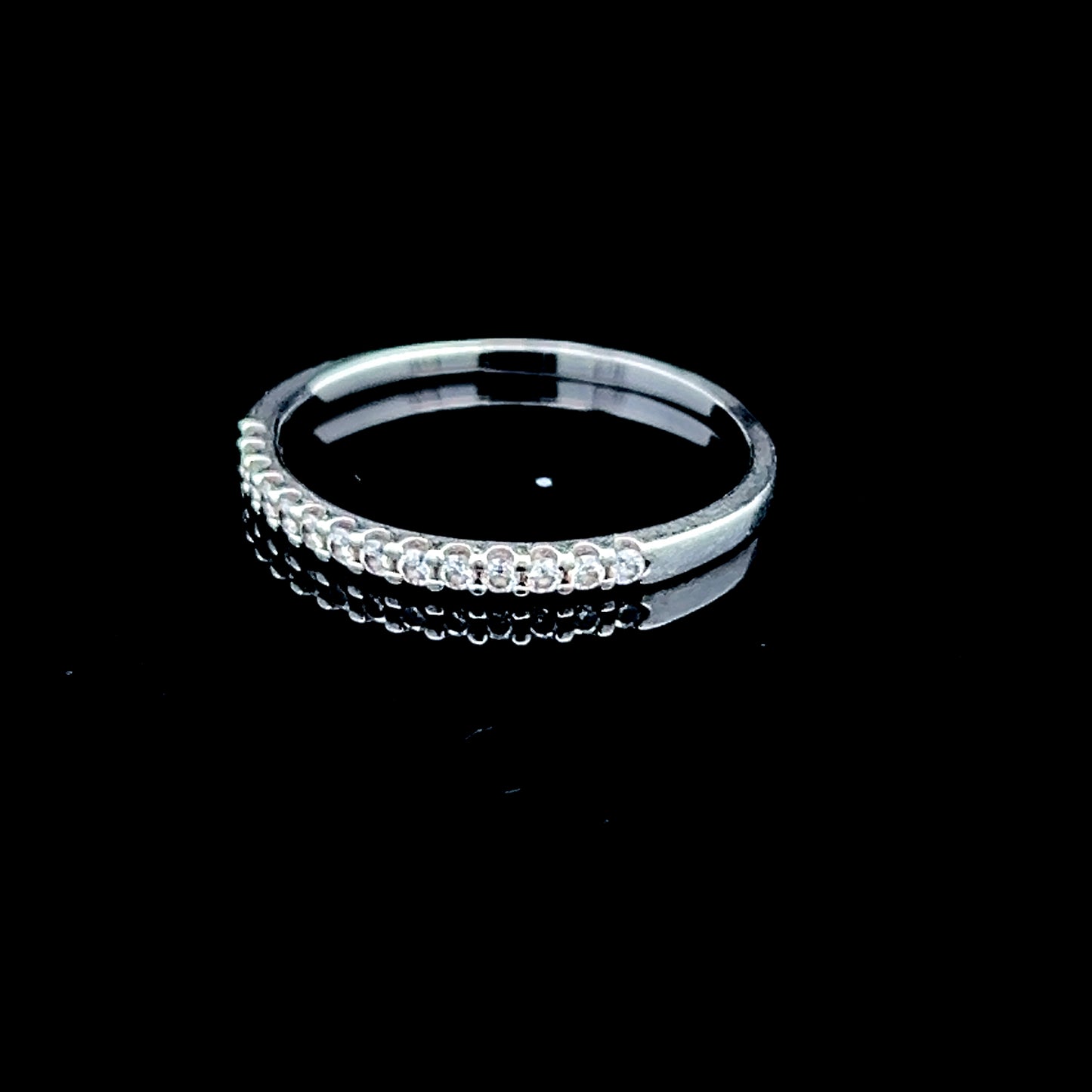 Platinum Diamond Micro Band