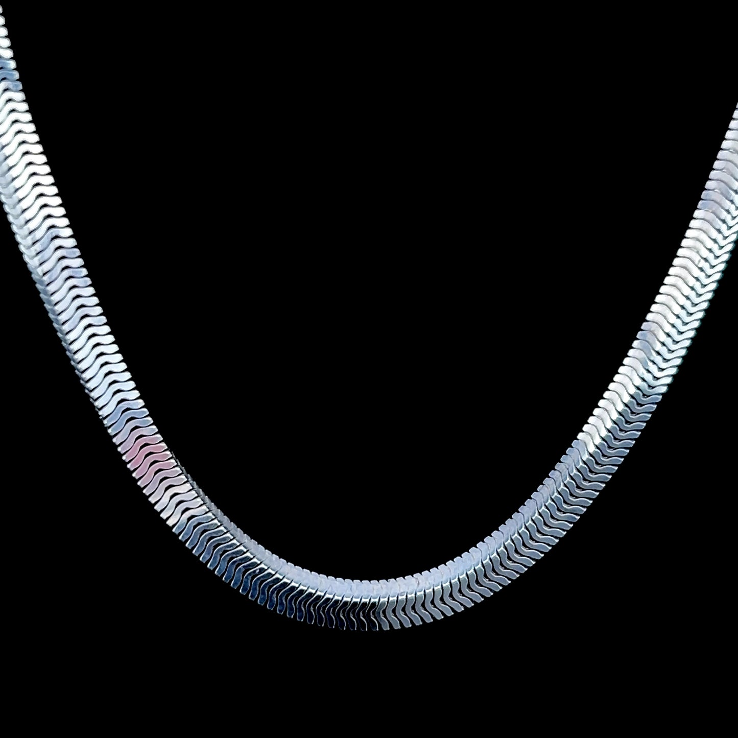 Silver Square Link Chain