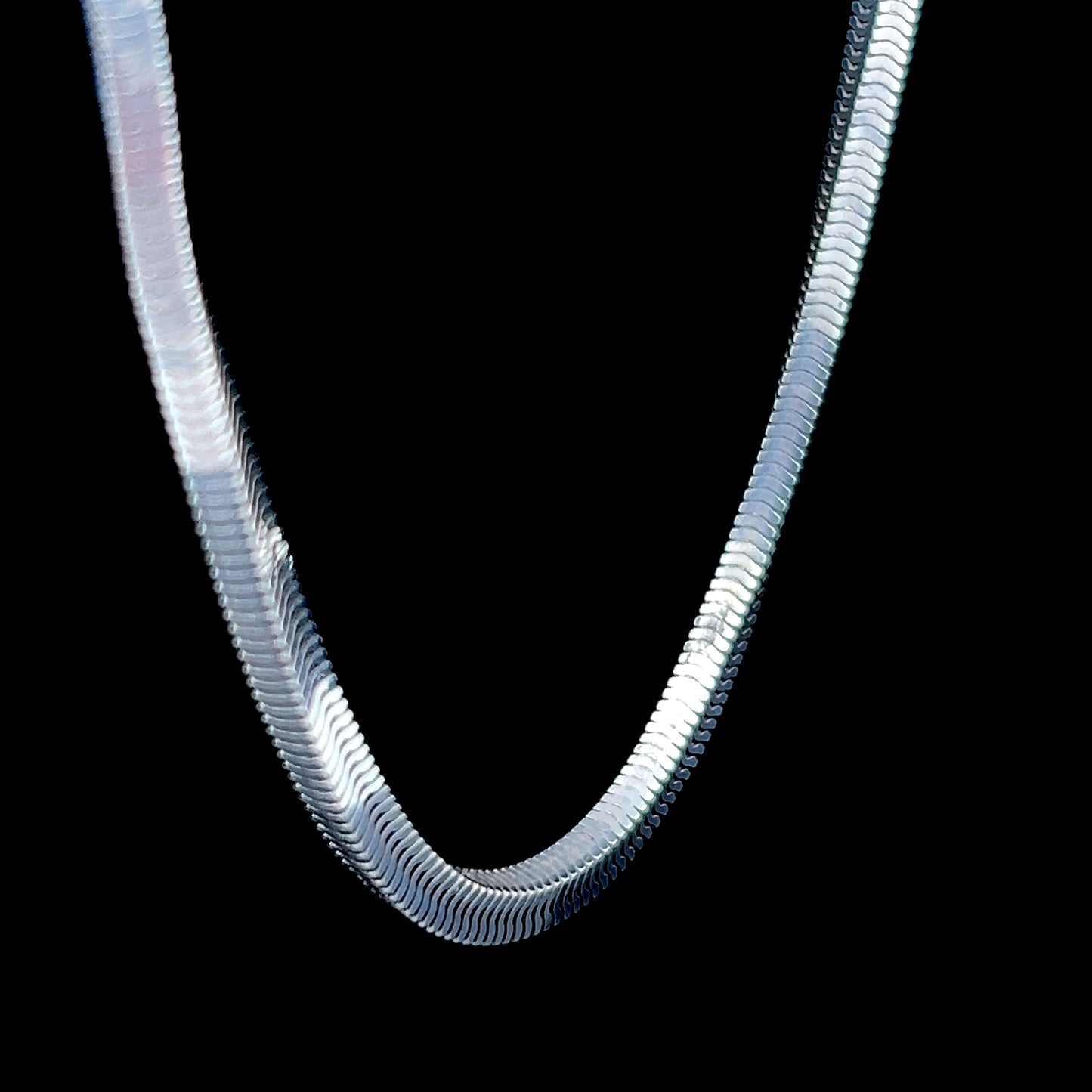 Silver Square Link Chain