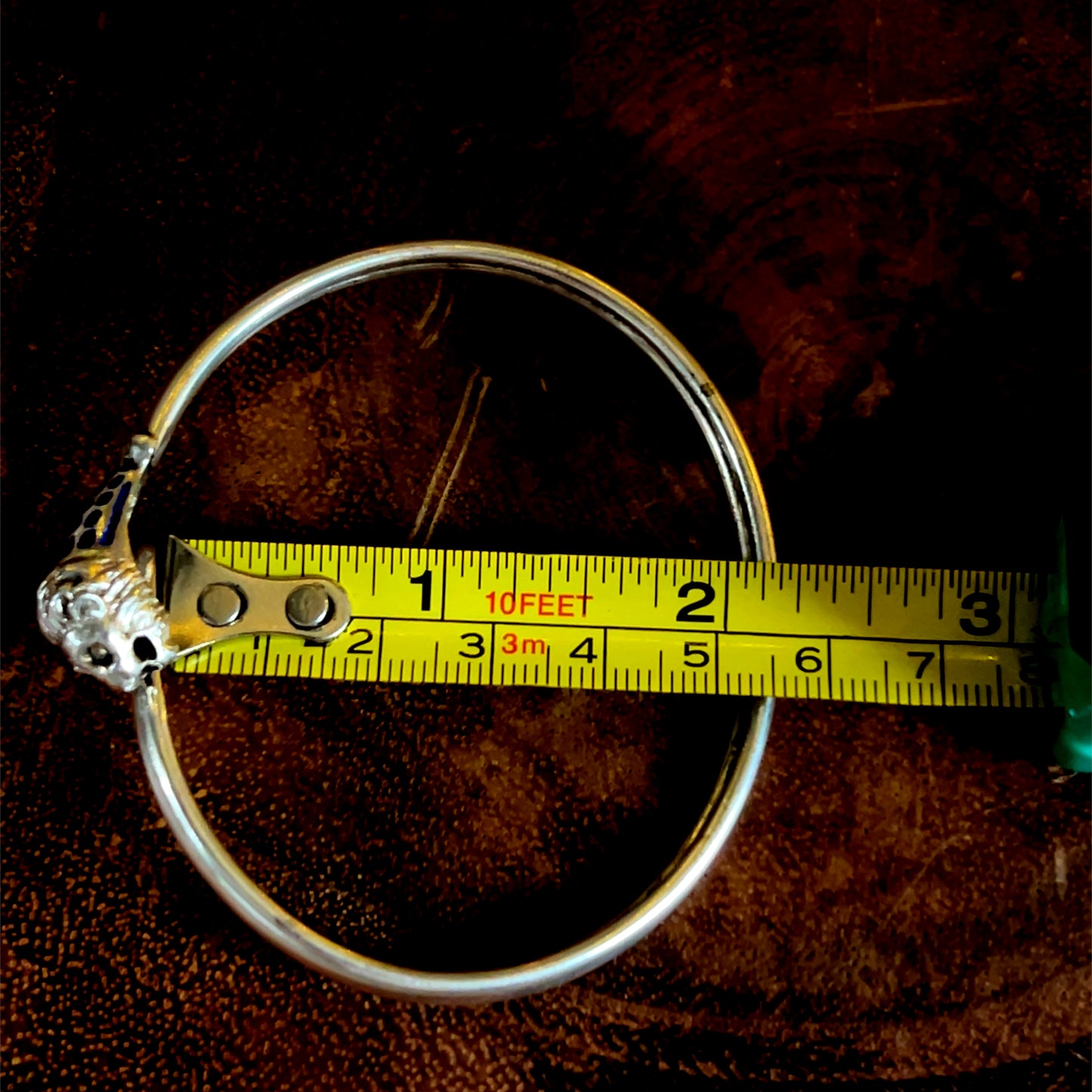 Silver Lion Bangle