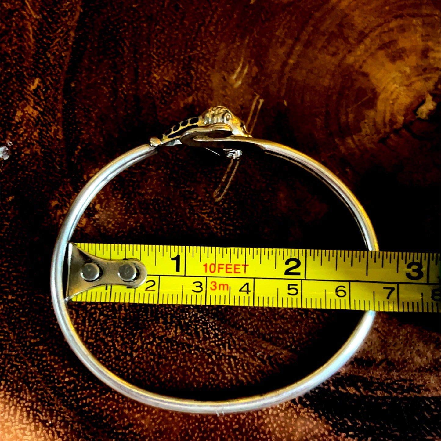 Silver Lion Bangle