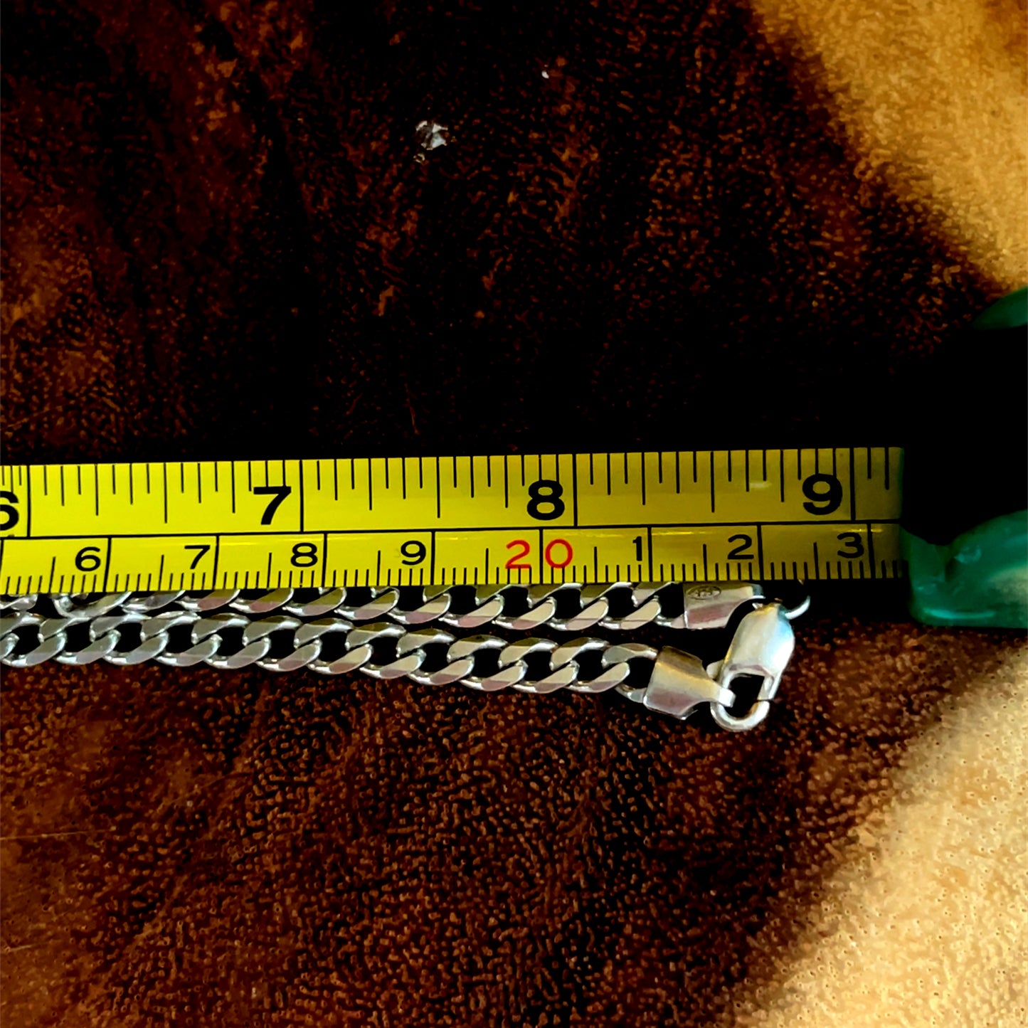 Silver Curb Chain
