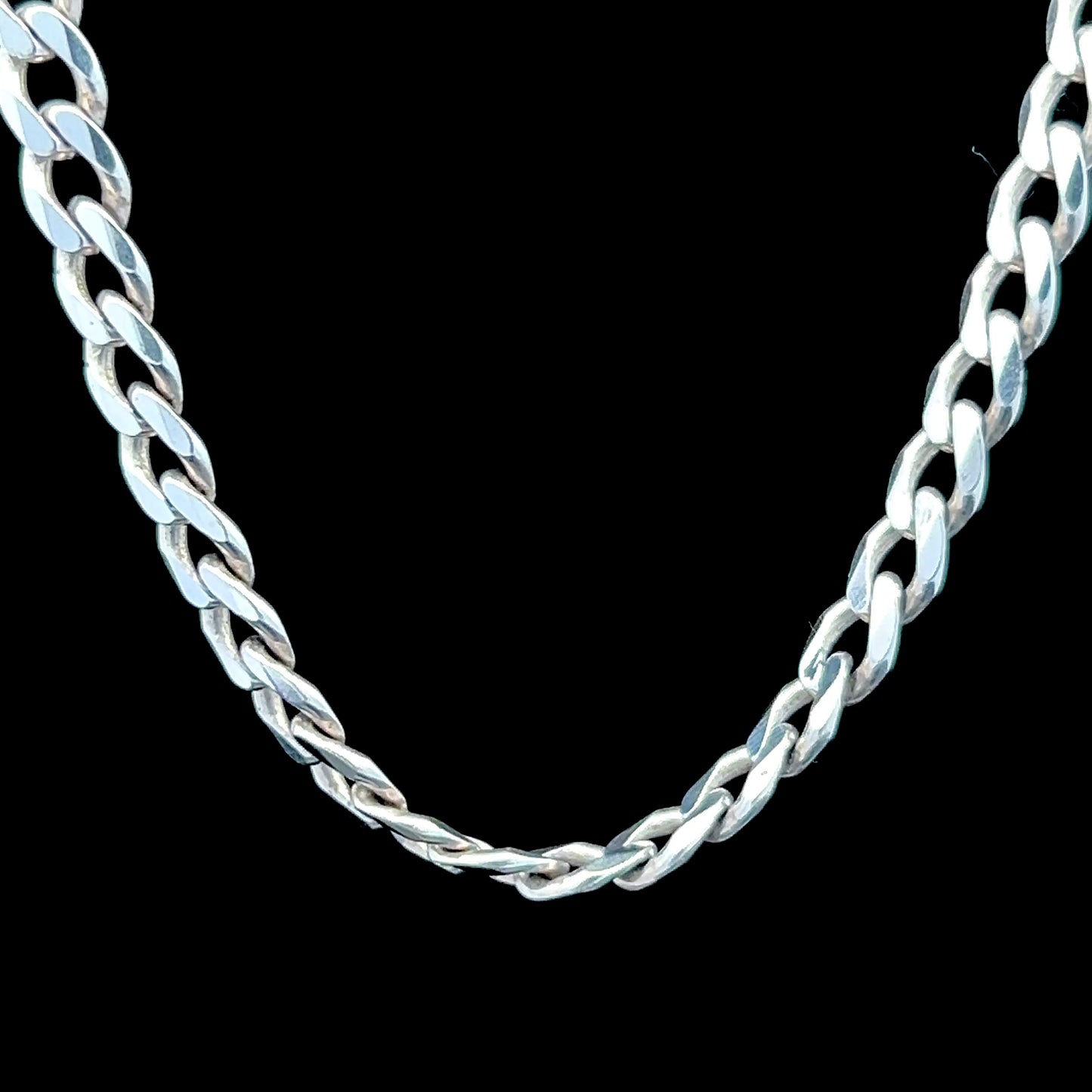 Silver Curb Chain