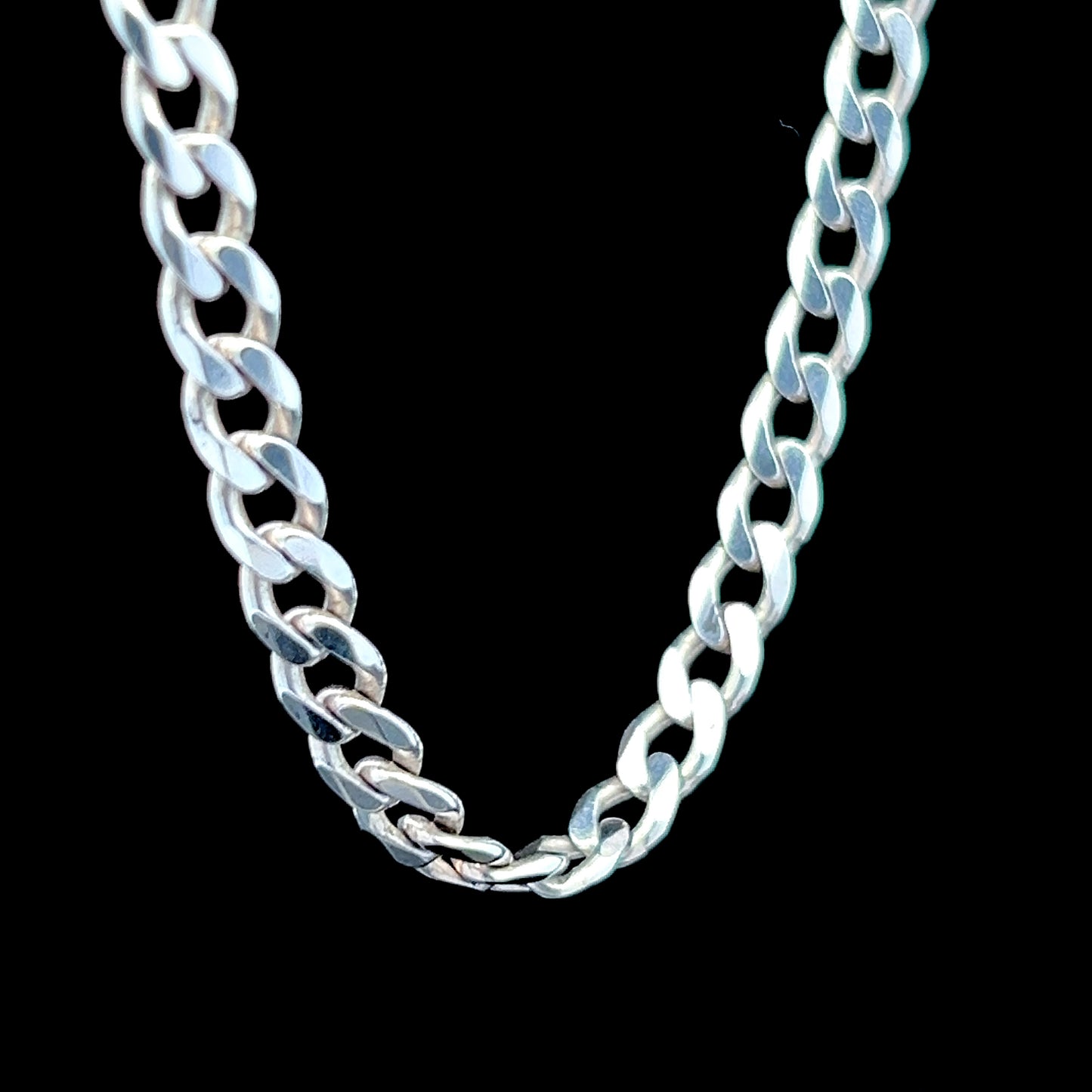 Silver Curb Chain
