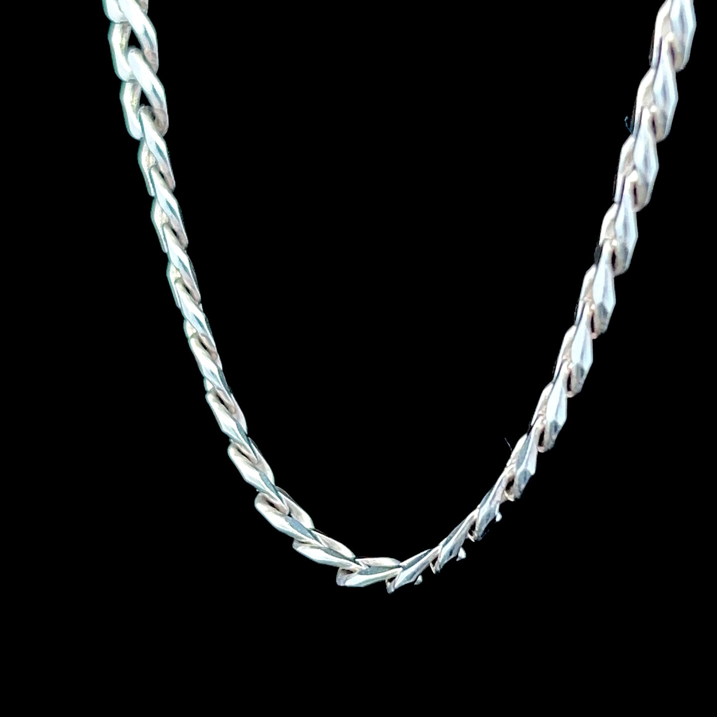 Silver Curb Chain