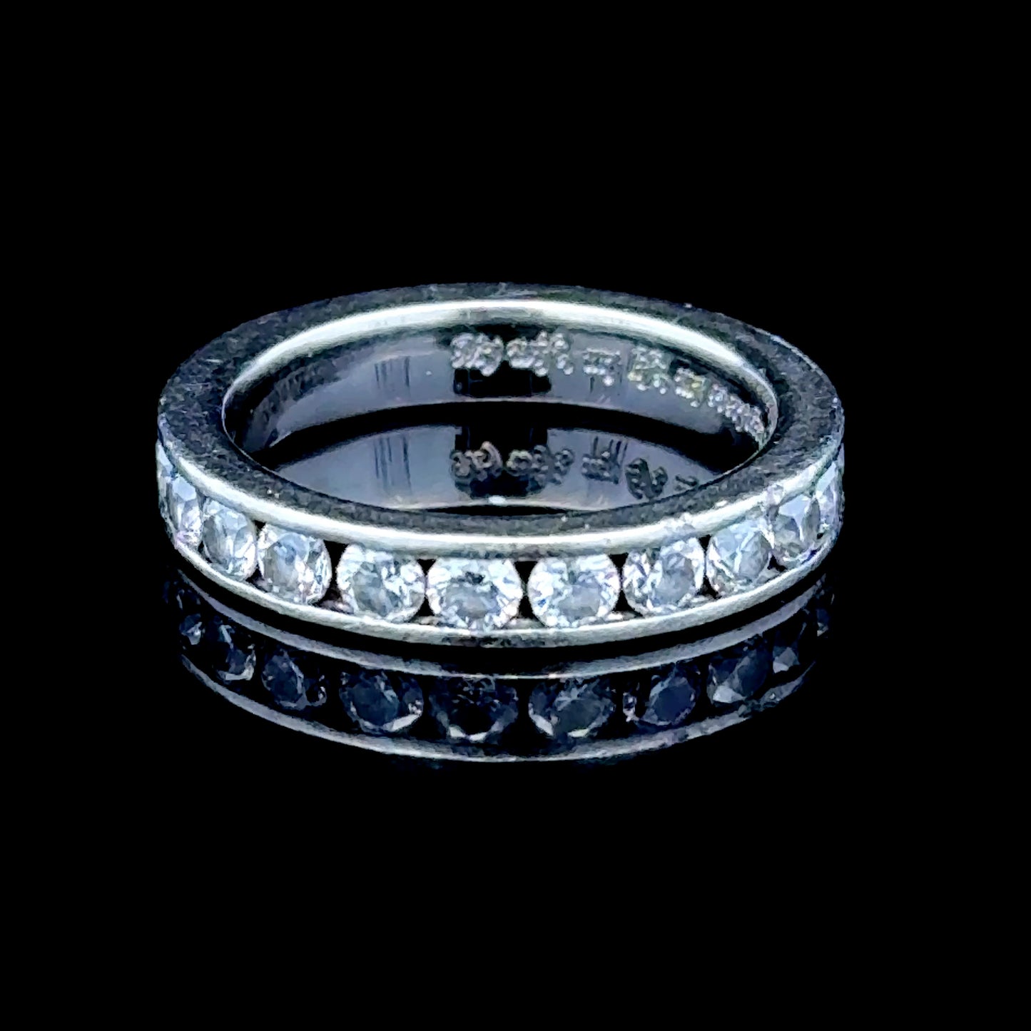Platinum Channel Set Diamond Full Eternity APPX 2.0 CTS