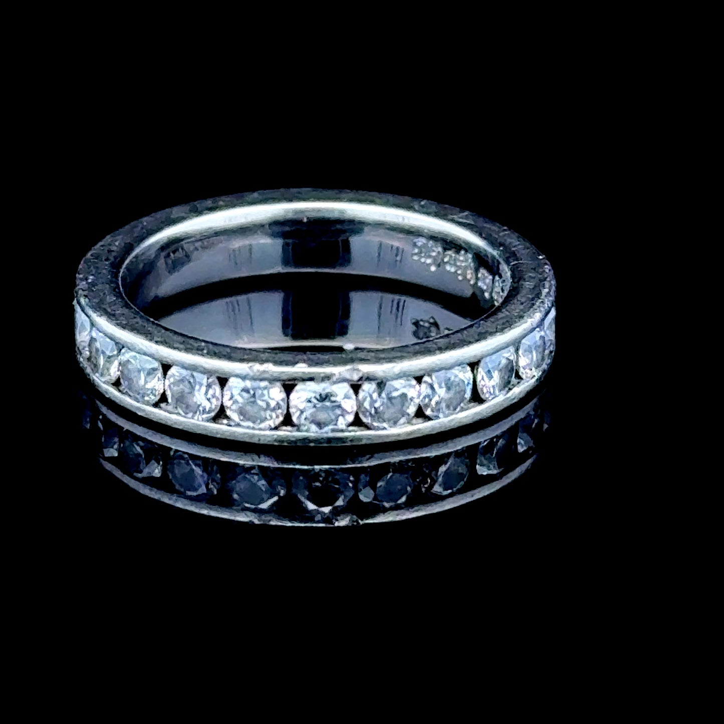 Platinum Channel Set Diamond Full Eternity APPX 2.0 CTS