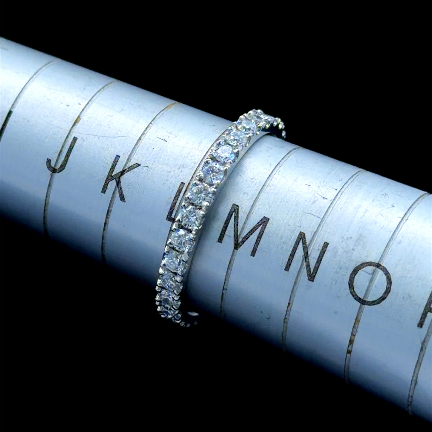 Platinum Diamond Full Eternity Band APPX 0.75 CTS