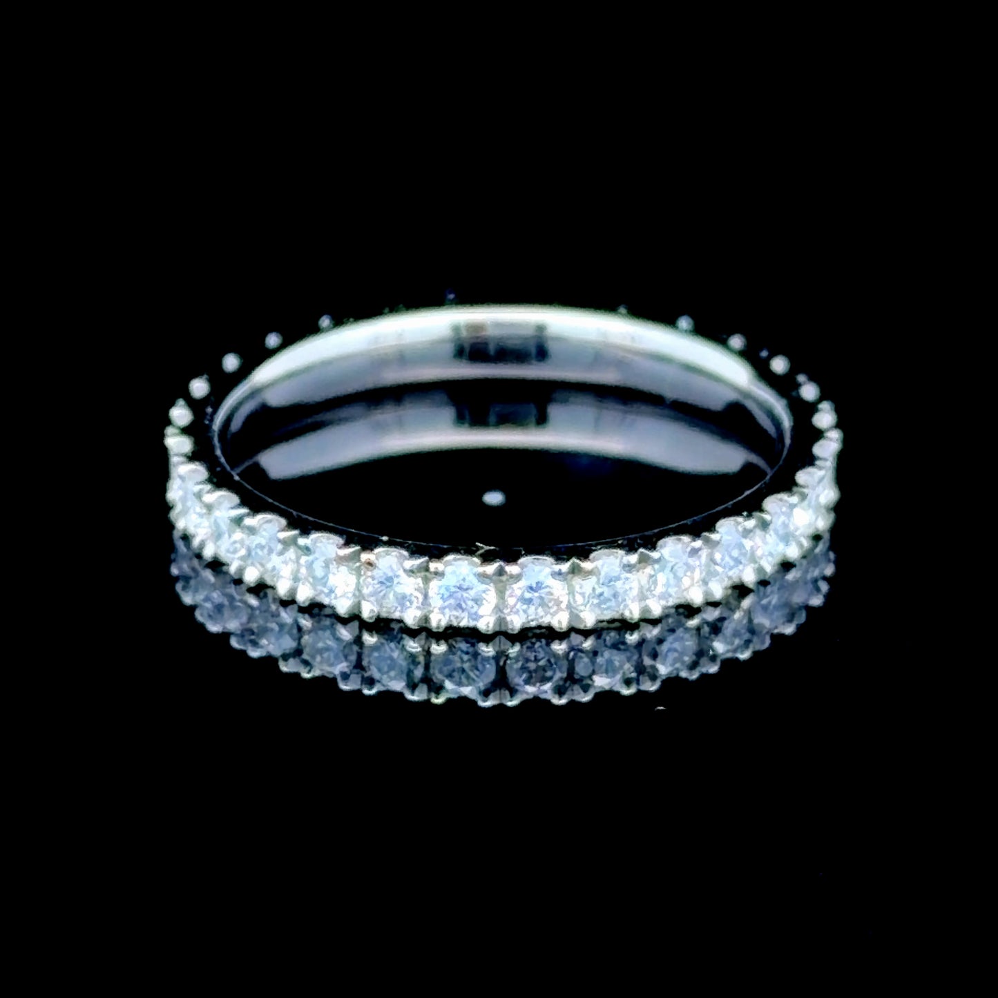 Platinum Diamond Full Eternity Band APPX 0.75 CTS