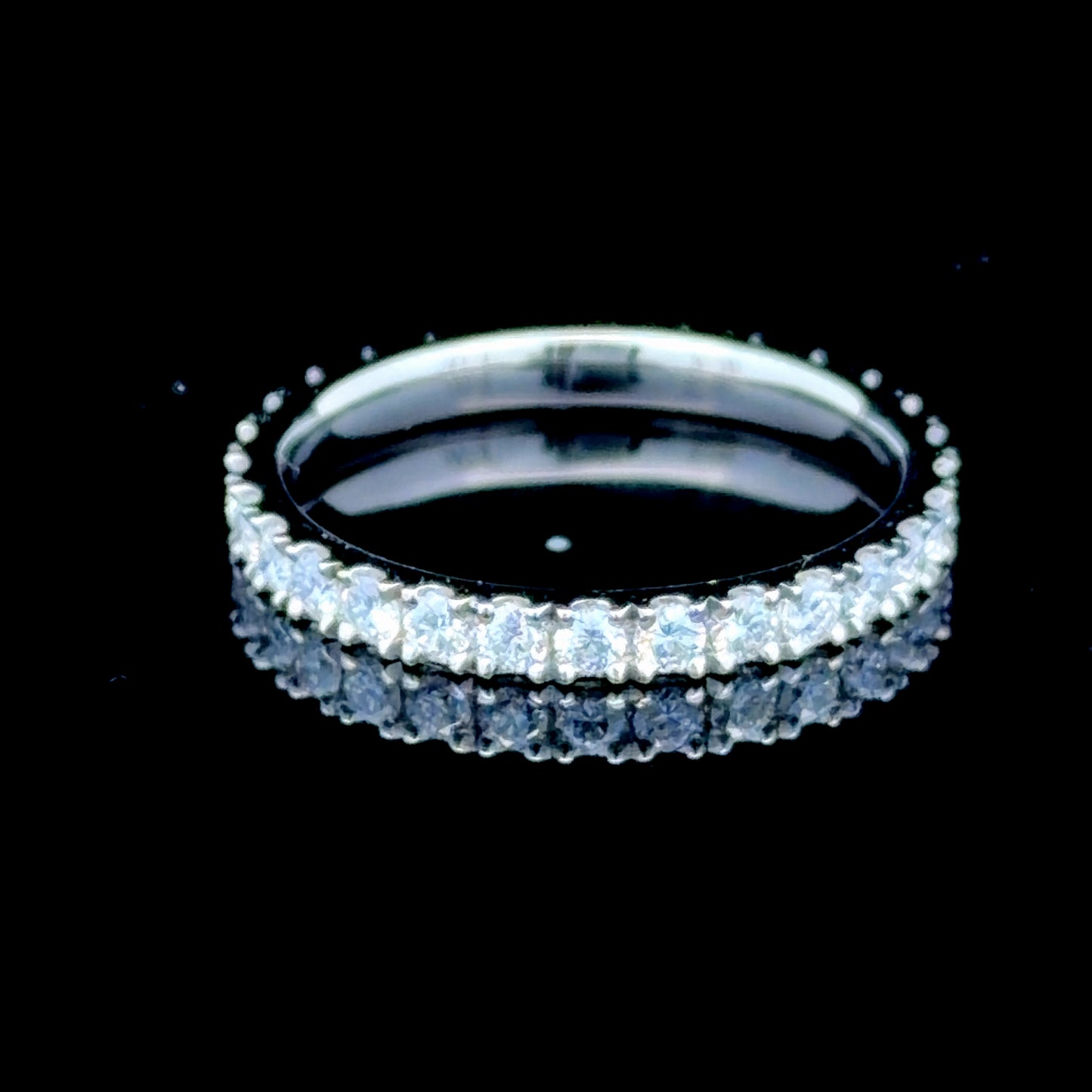 Platinum Diamond Full Eternity Band APPX 0.75 CTS