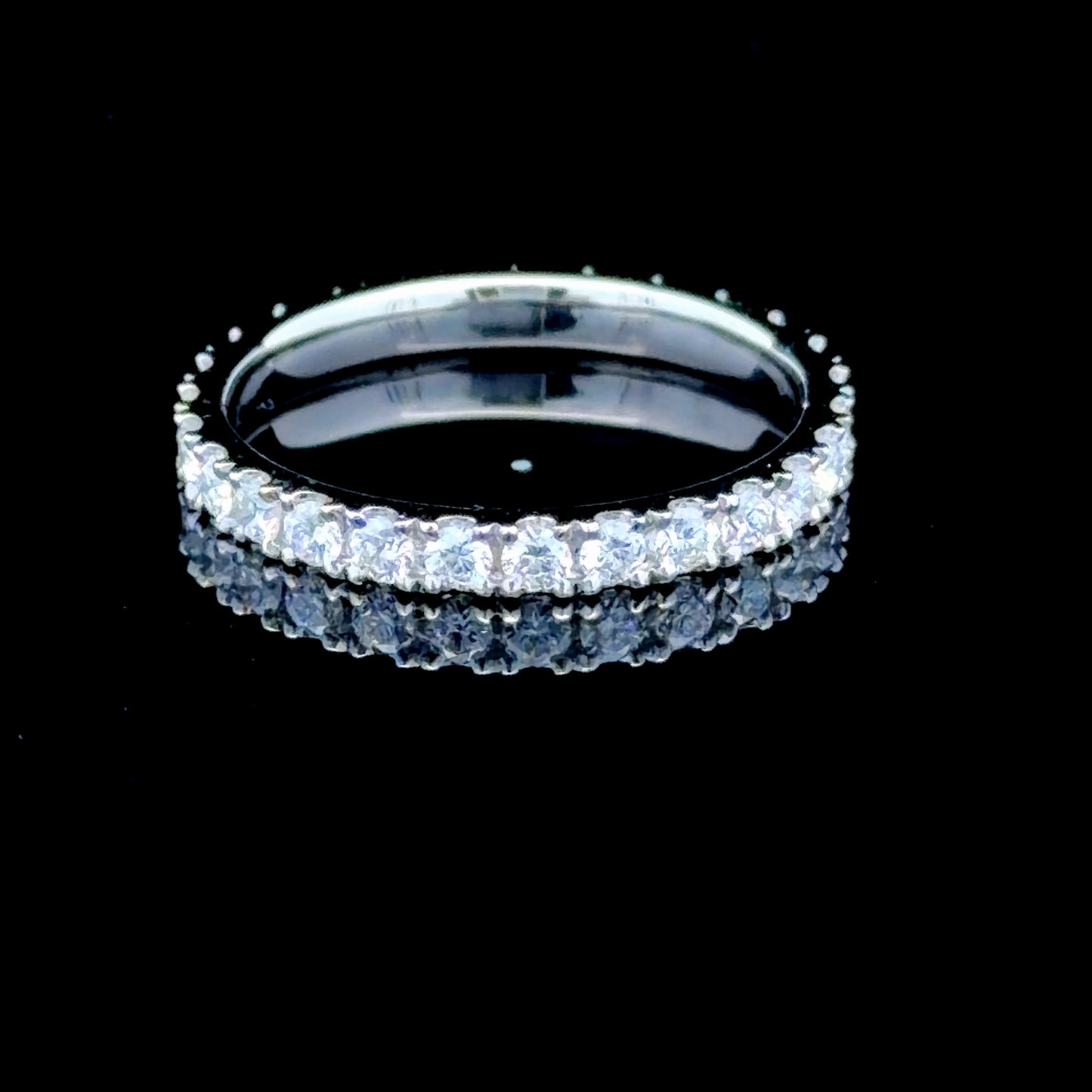 Platinum Diamond Full Eternity Band APPX 0.75 CTS