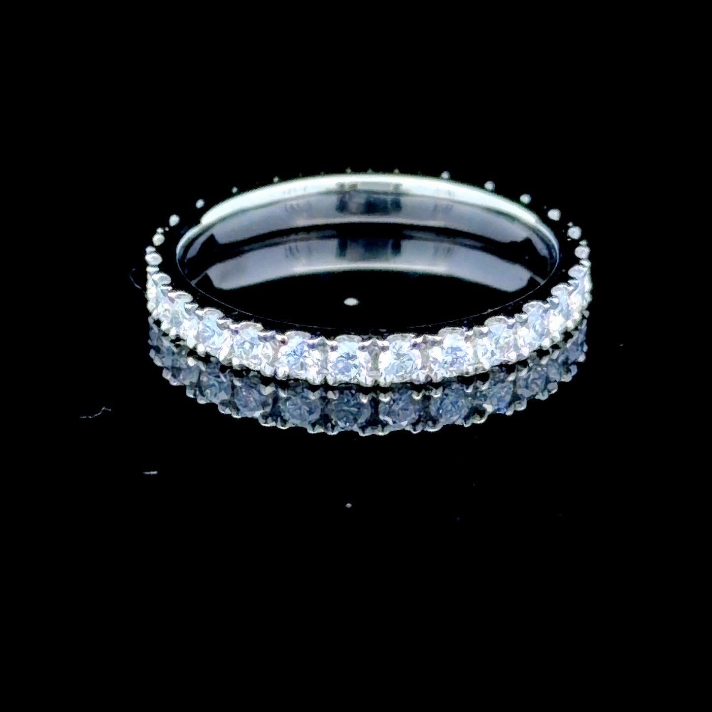 Platinum Diamond Full Eternity Band APPX 0.75 CTS