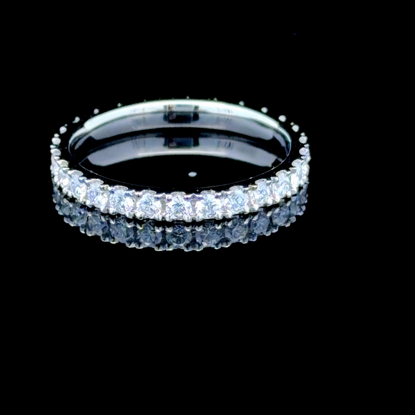 Platinum Diamond Full Eternity Band APPX 0.75 CTS