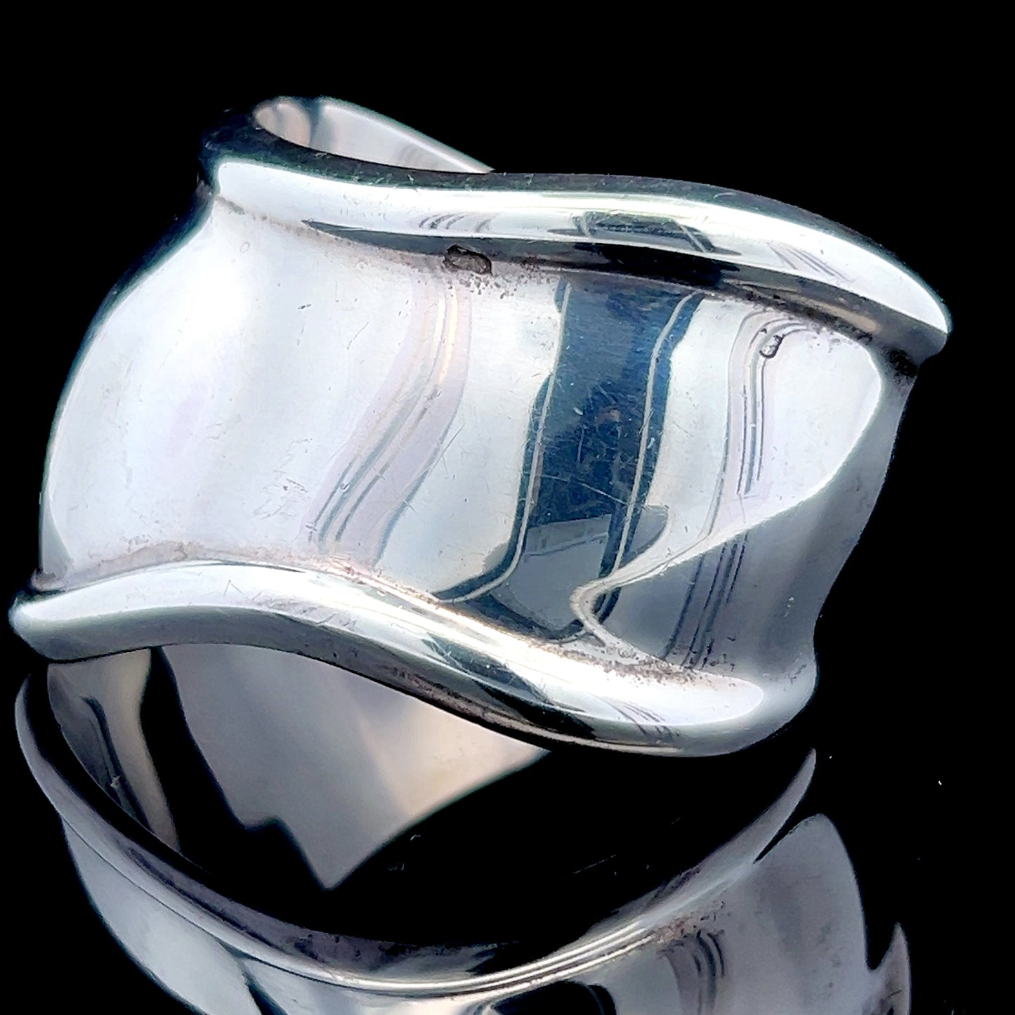 Tiffany & Co Elsa Peretti Small Bone Cuff In Sterling Silver