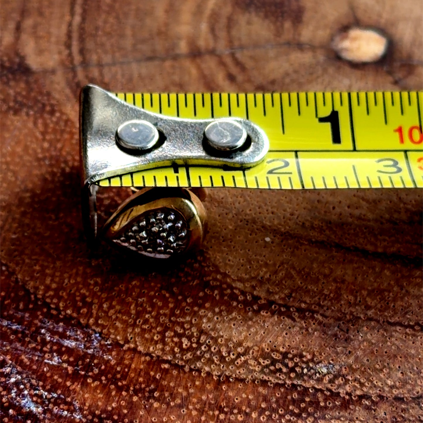 9K Yellow Gold Pear Shaped Diamond Studs