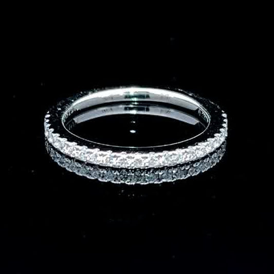 18K Diamond Half Eternity Ring
