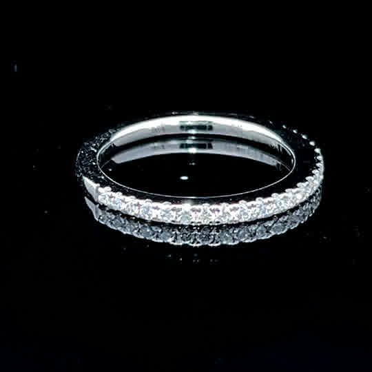 18K Diamond Half Eternity Ring
