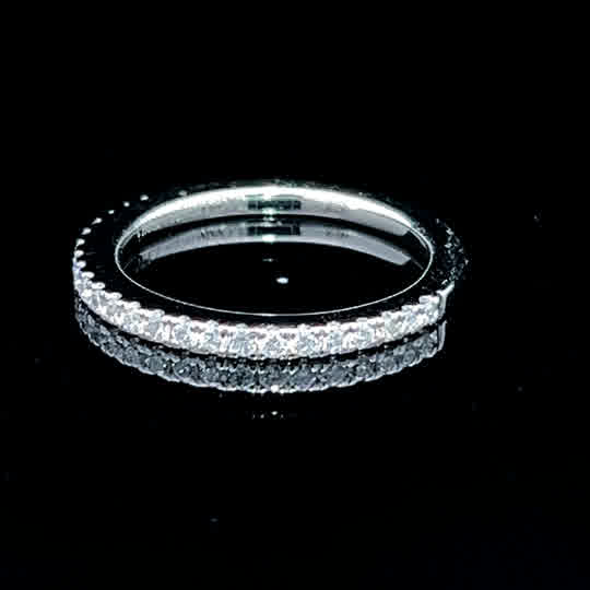 18K Diamond Half Eternity Ring