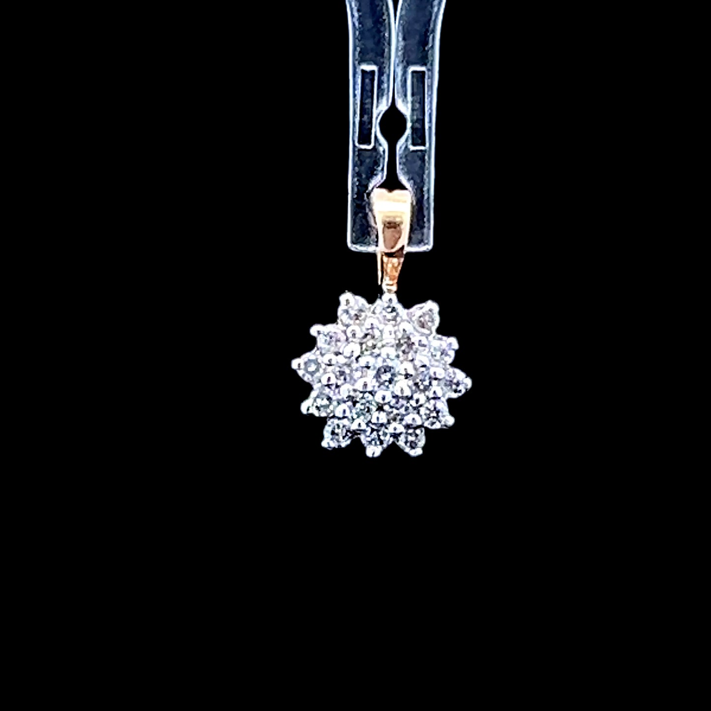 9K Yellow Gold / White Gold Diamond Pendant