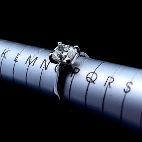 Platinum Diamond Solitaire Ring APPX 1.70 CTS SI2/L Certification