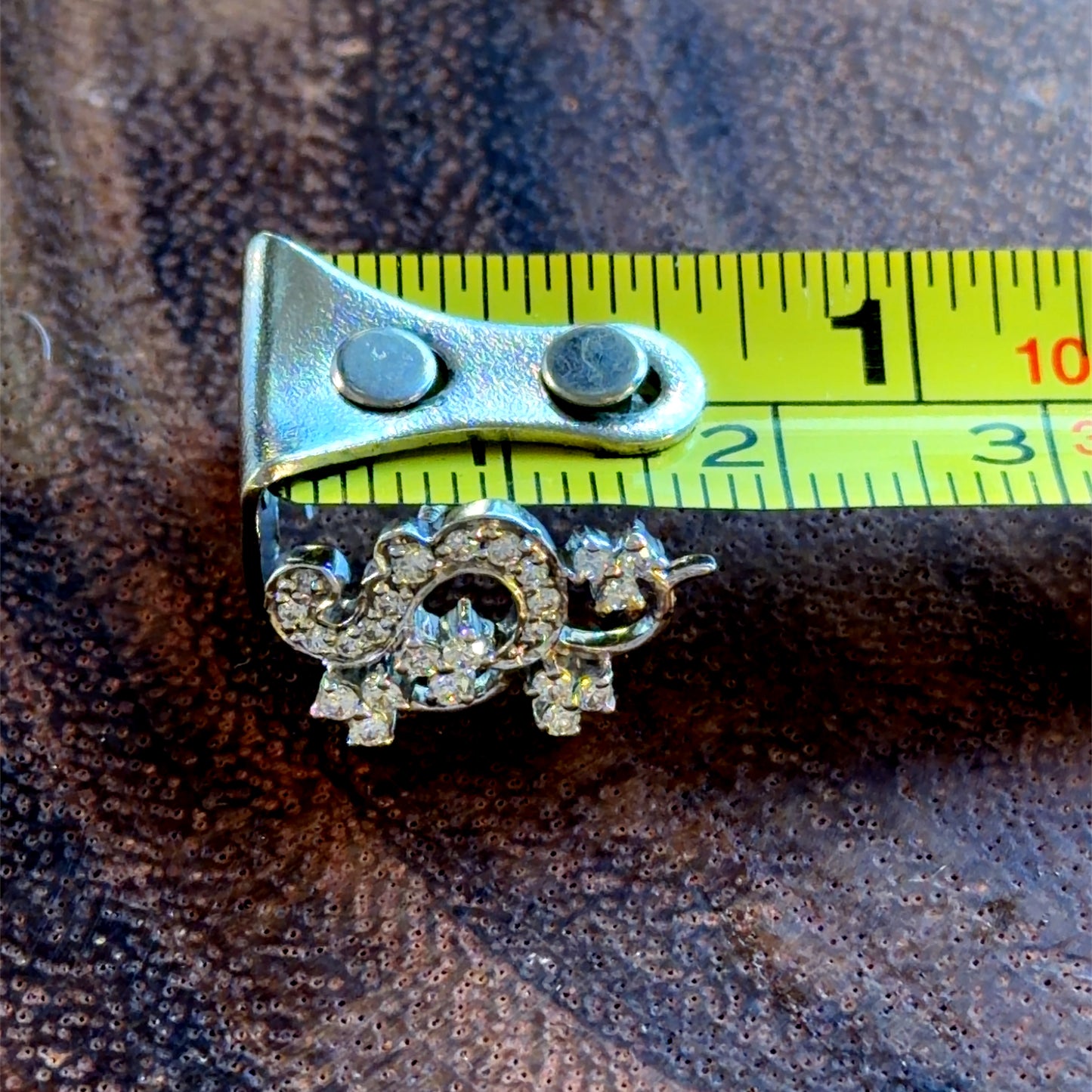 18K White Gold Diamond Earrings APPX 1.0 CTS Total