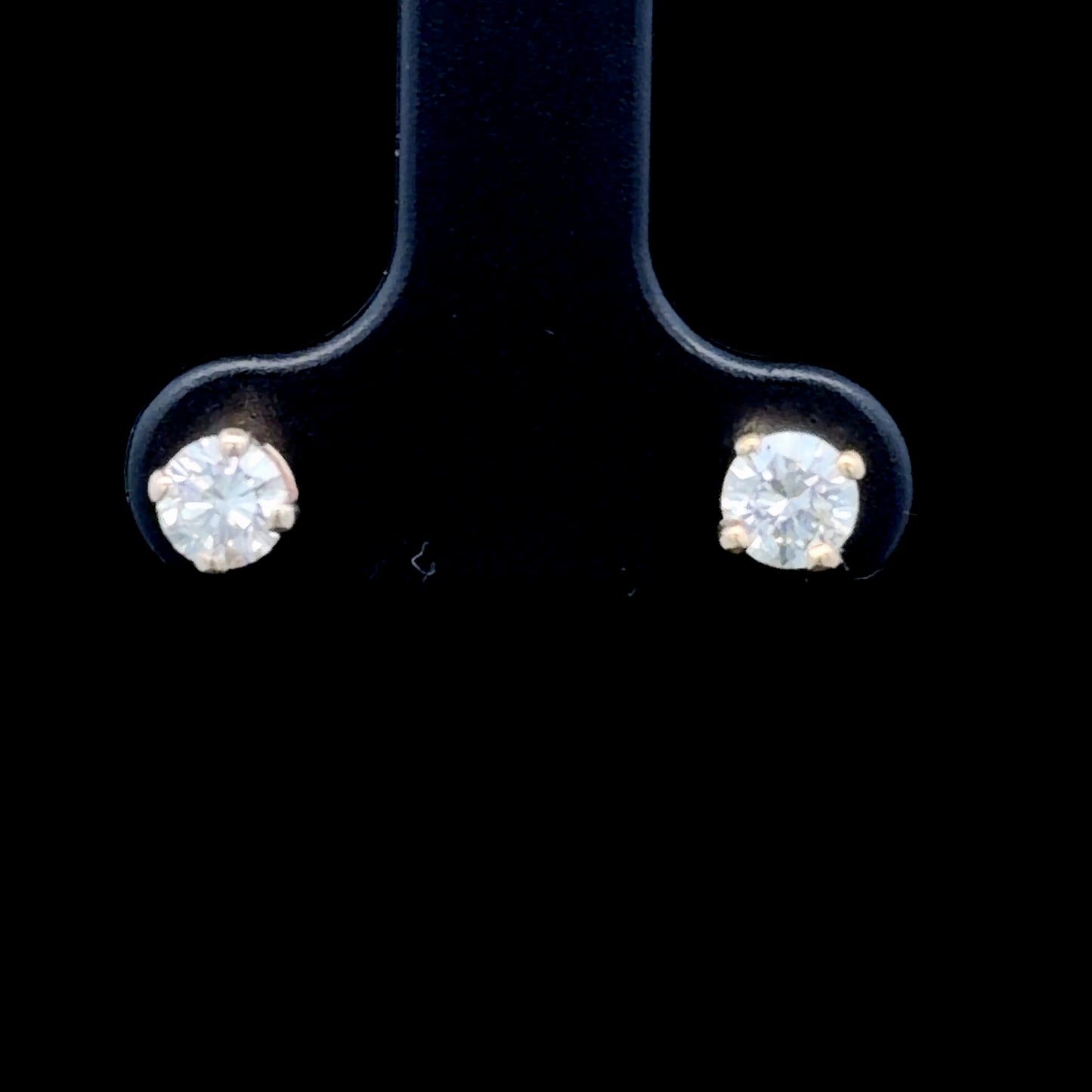 9K Yellow Gold Diamond Studs APPX 0.52 CTS