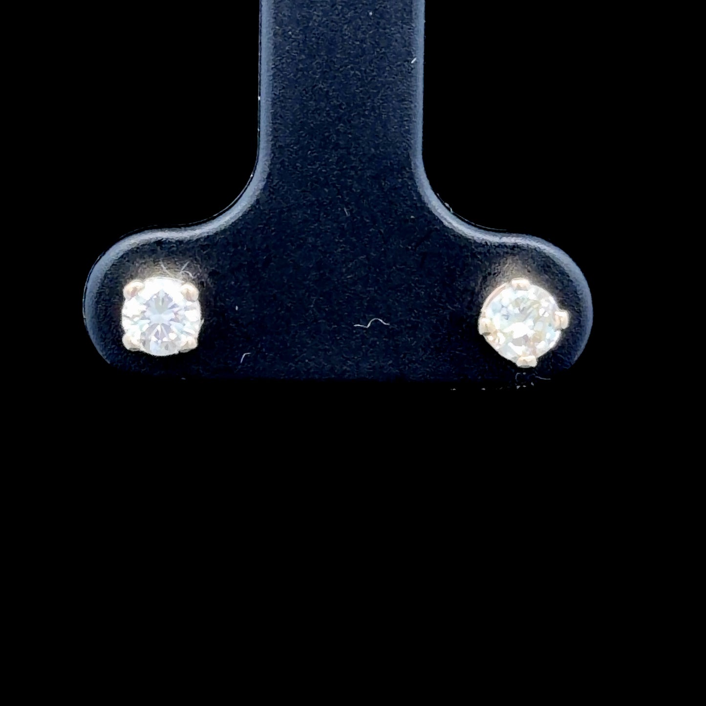 9K Yellow Gold Diamond Studs APPX 0.38 CTS