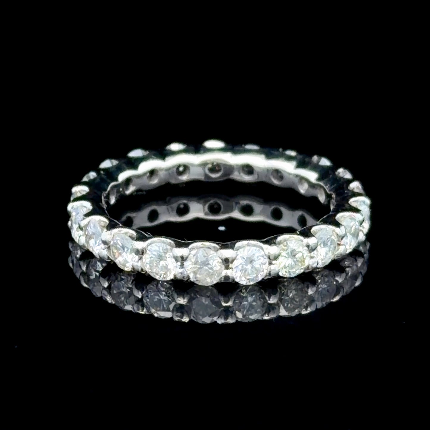 Platinum Diamond Full Eternity Ring APPX 2.0 CTS