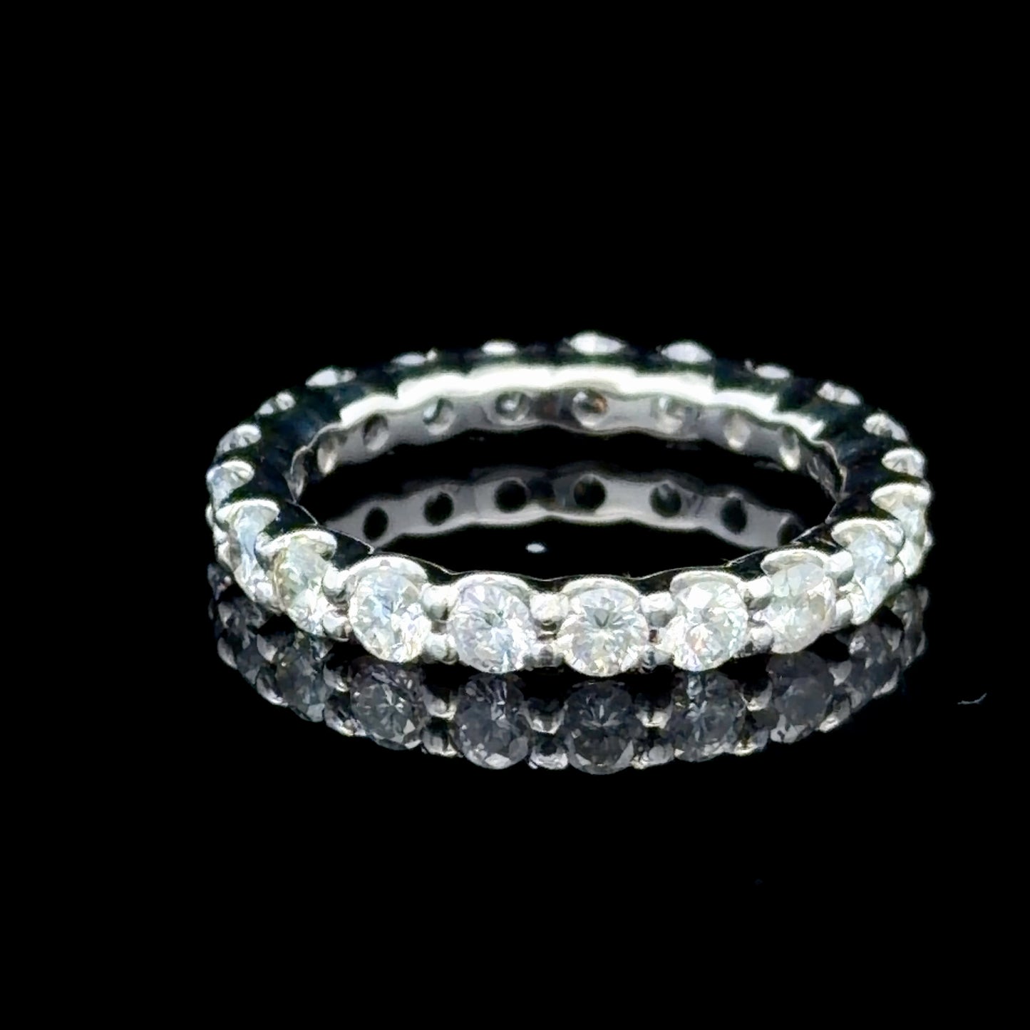Platinum Diamond Full Eternity Ring APPX 2.0 CTS
