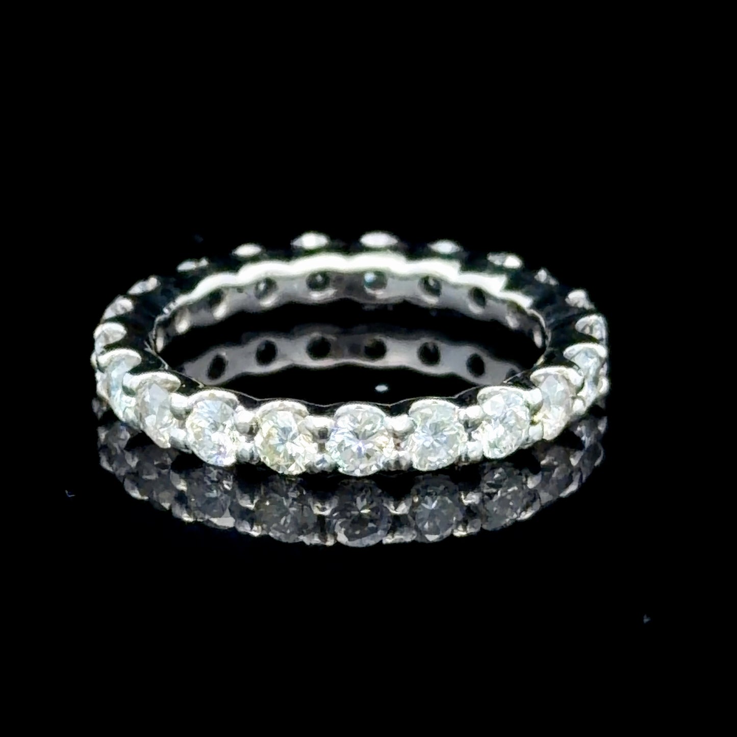 Platinum Diamond Full Eternity Ring APPX 2.0 CTS