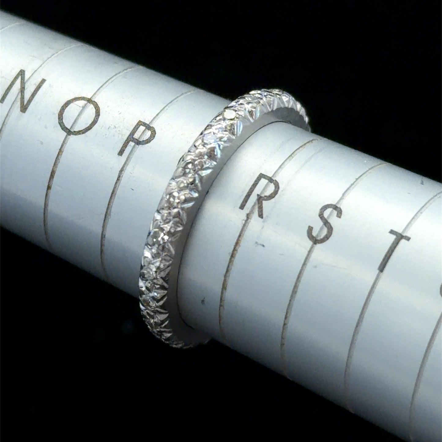 18K White Gold Diamond Full Eternity Ring