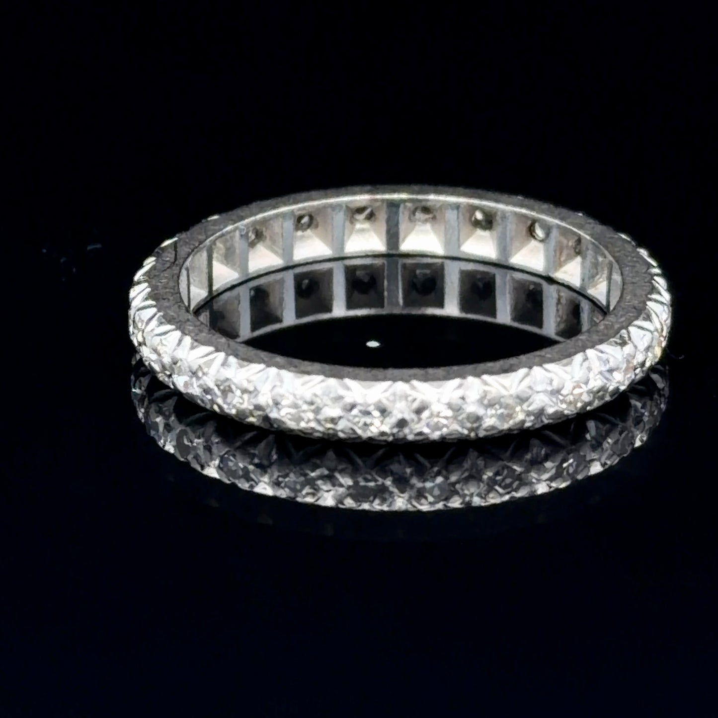 18K White Gold Diamond Full Eternity Ring