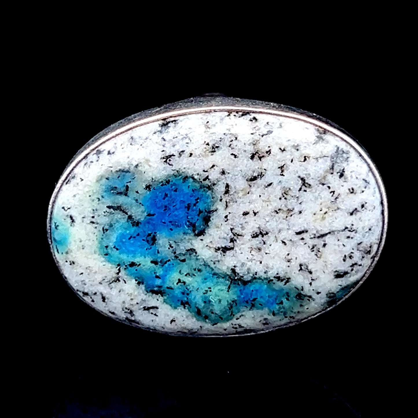 Silver K2 Jasper Ring