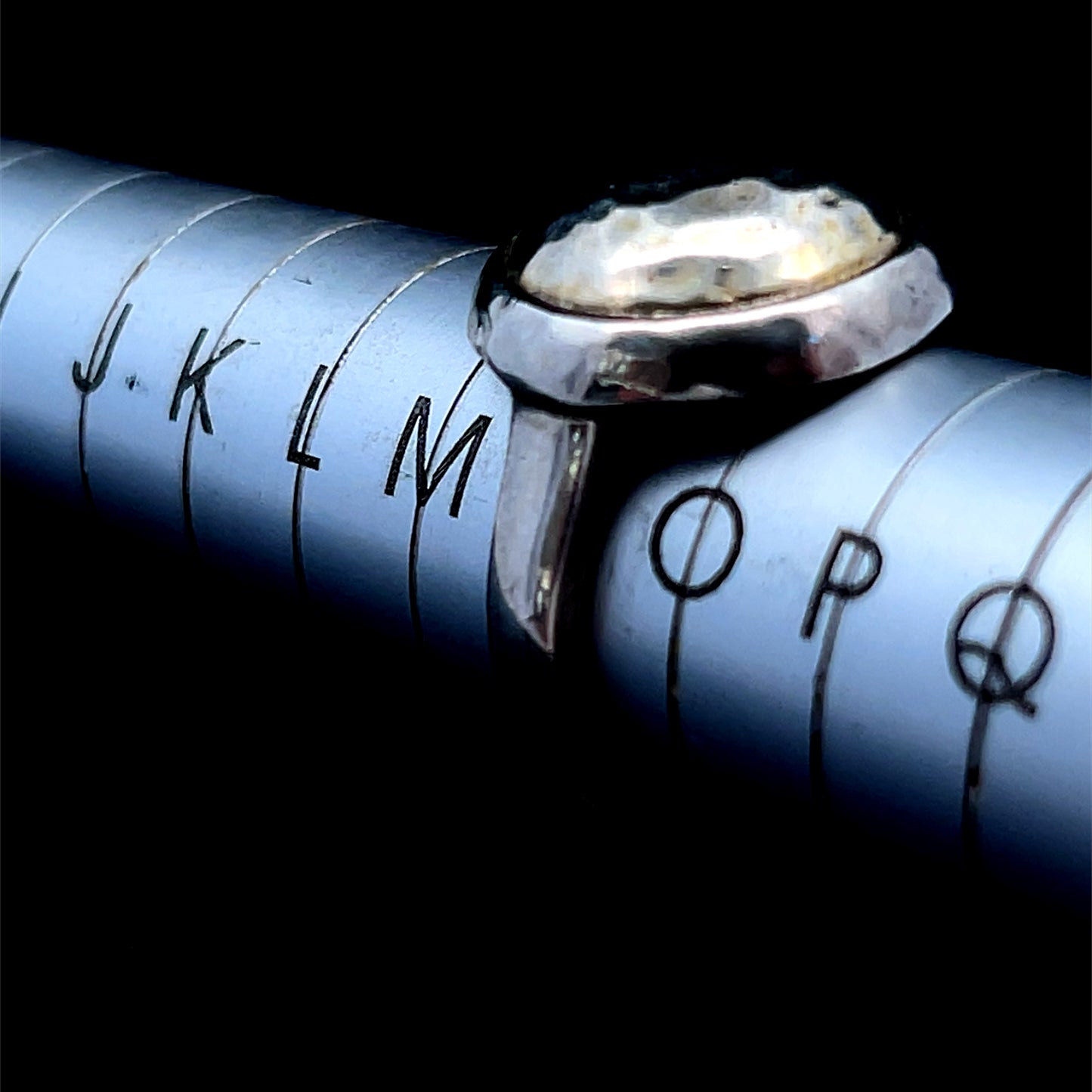 Silver Round Ring
